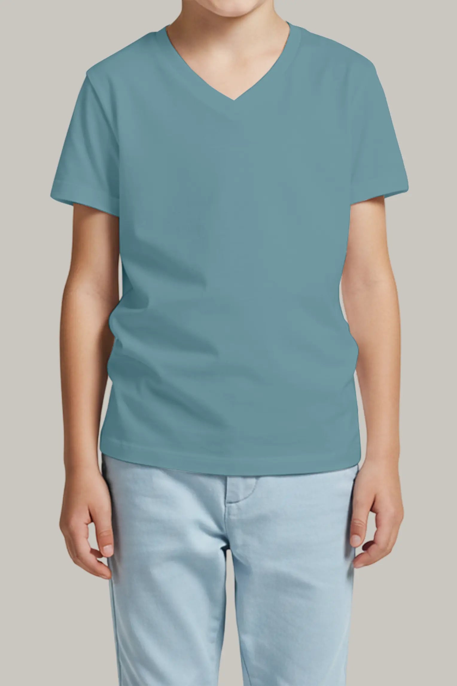 Franela Regular Kids Cuello en V - FashionTex