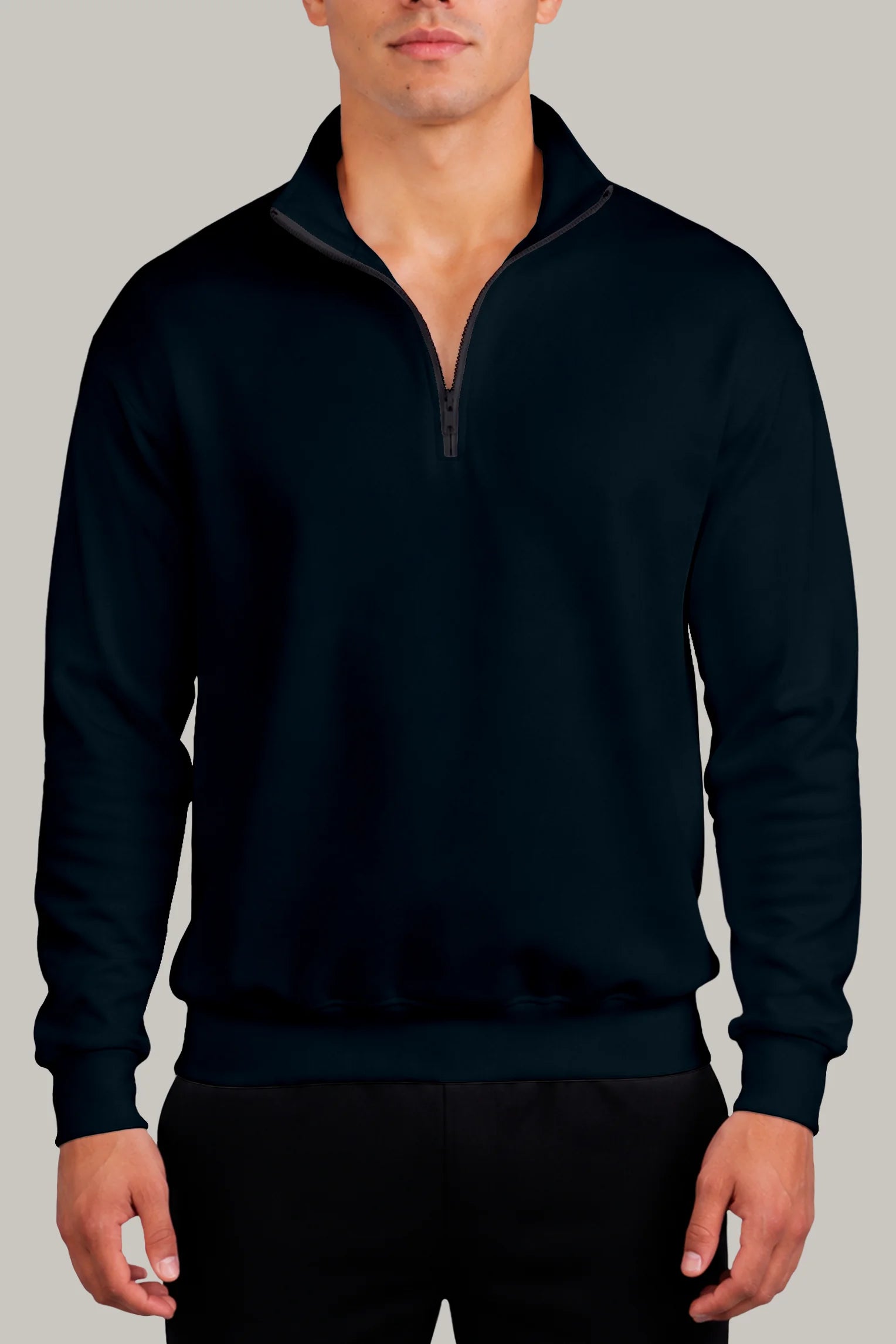 Hoodie Half Zip Unisex - FashionTex