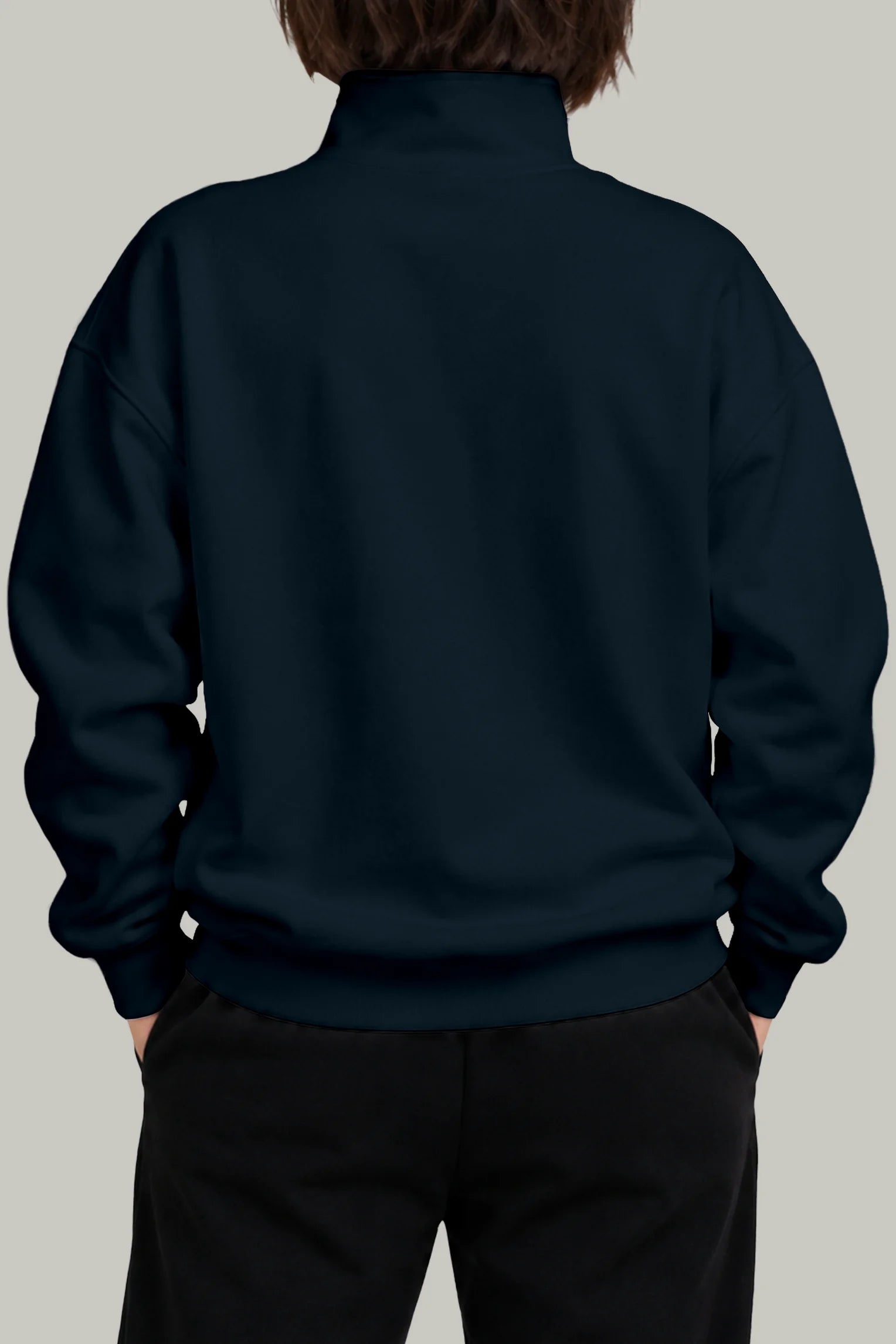 Hoodie Half Zip Unisex - FashionTex