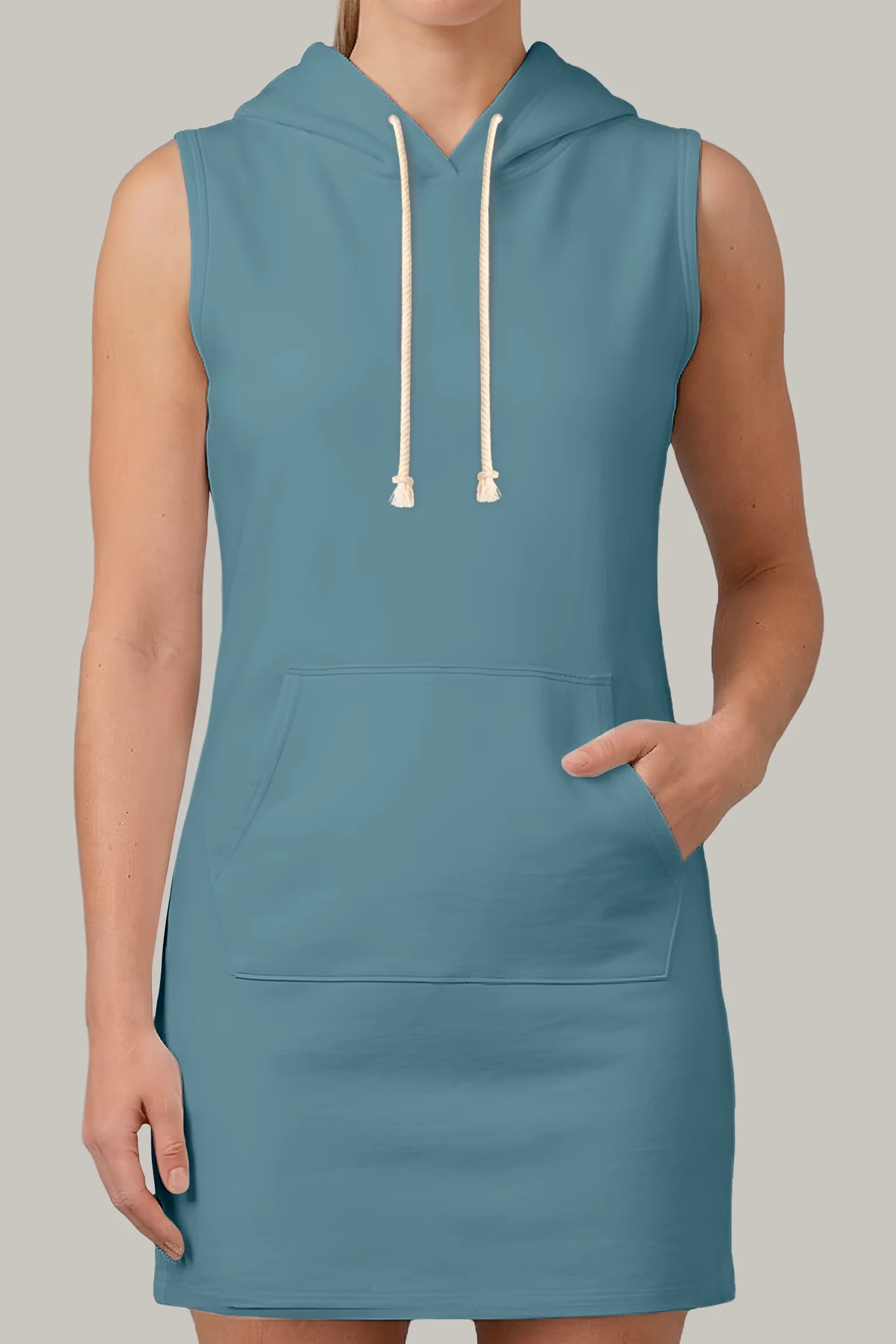Vestido con Capucha Mujer - FashionTex