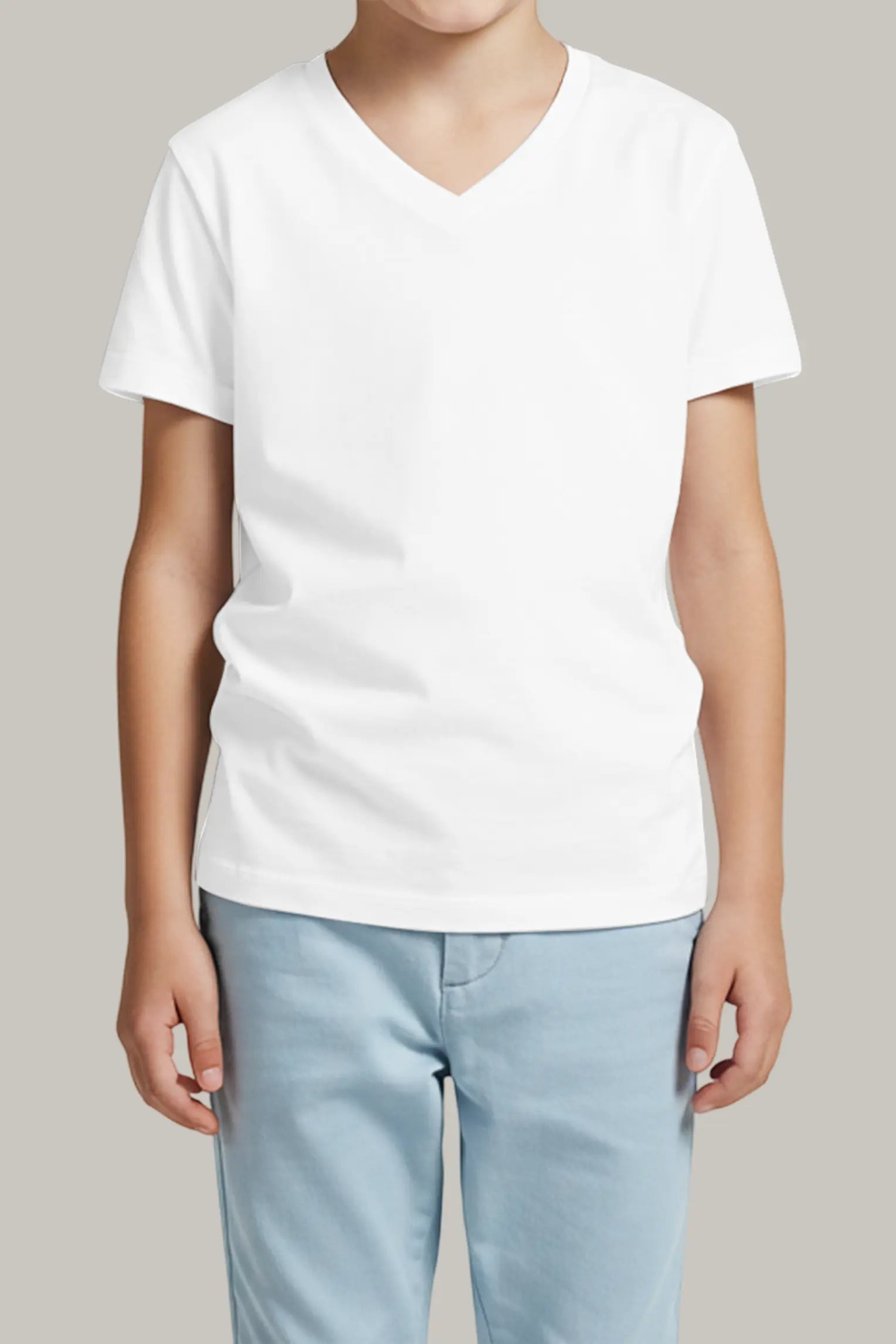 Franela Regular Kids Cuello en V - FashionTex