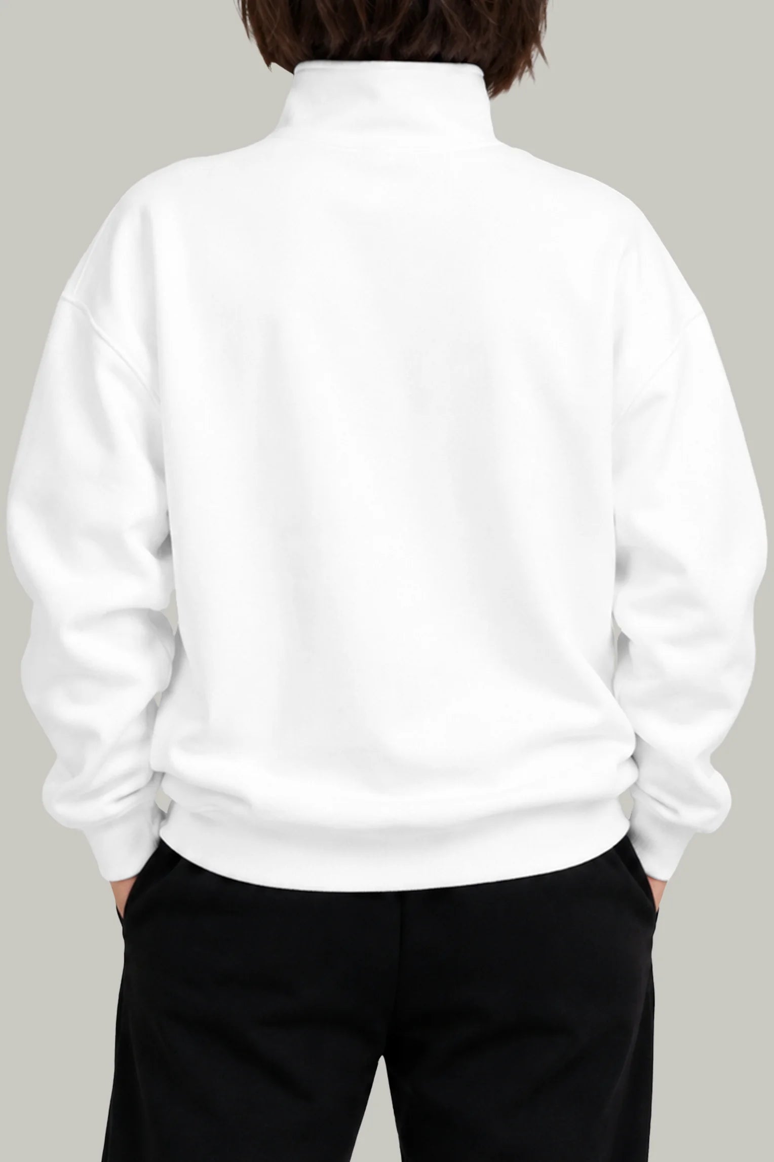 Hoodie Half Zip Unisex - FashionTex