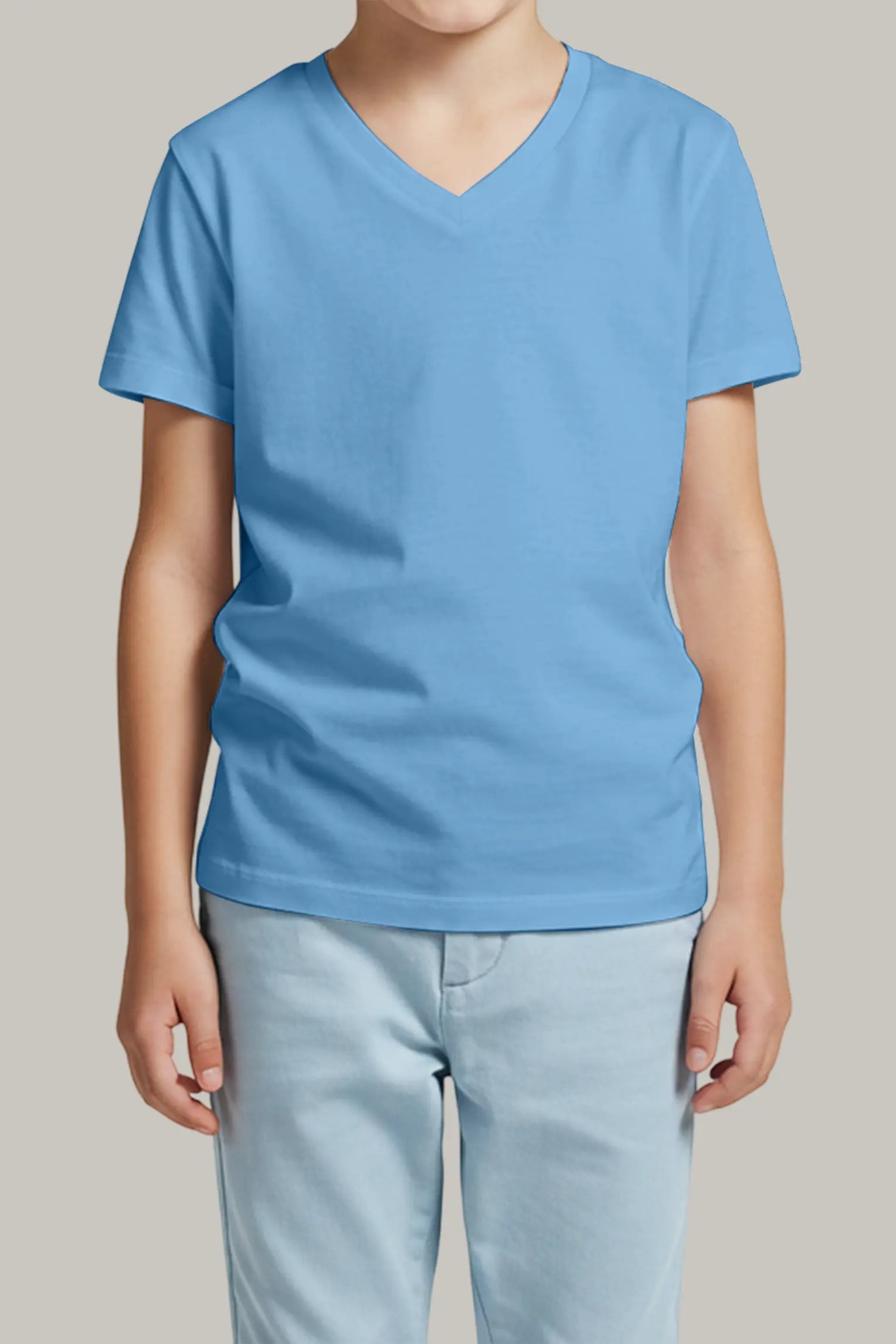 Franela Regular Kids Cuello en V - FashionTex