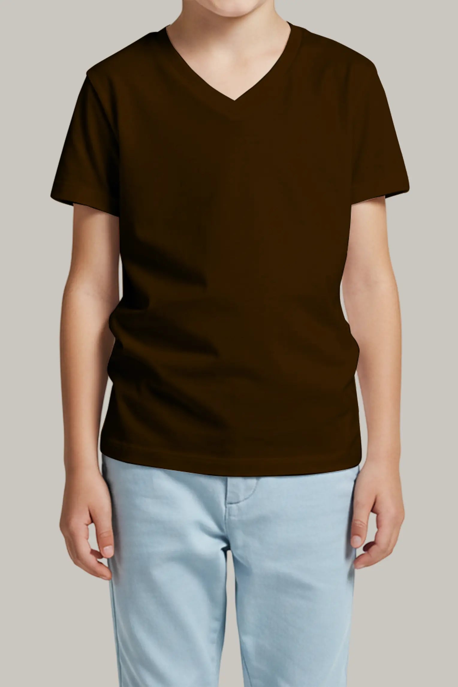 Franela Regular Kids Cuello en V - FashionTex