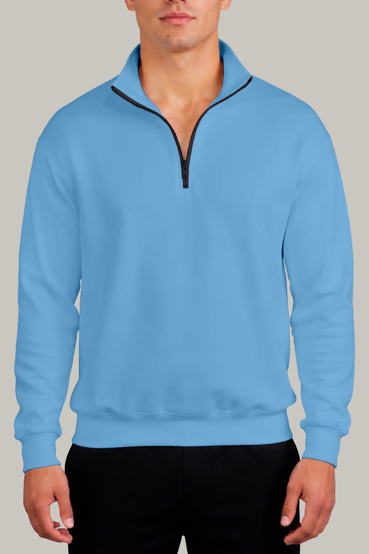 Hoodie Half Zip Unisex - FashionTex