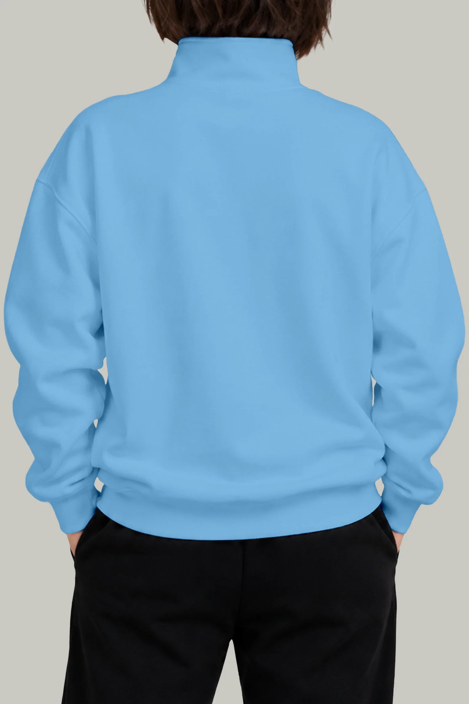 Hoodie Half Zip Unisex - FashionTex