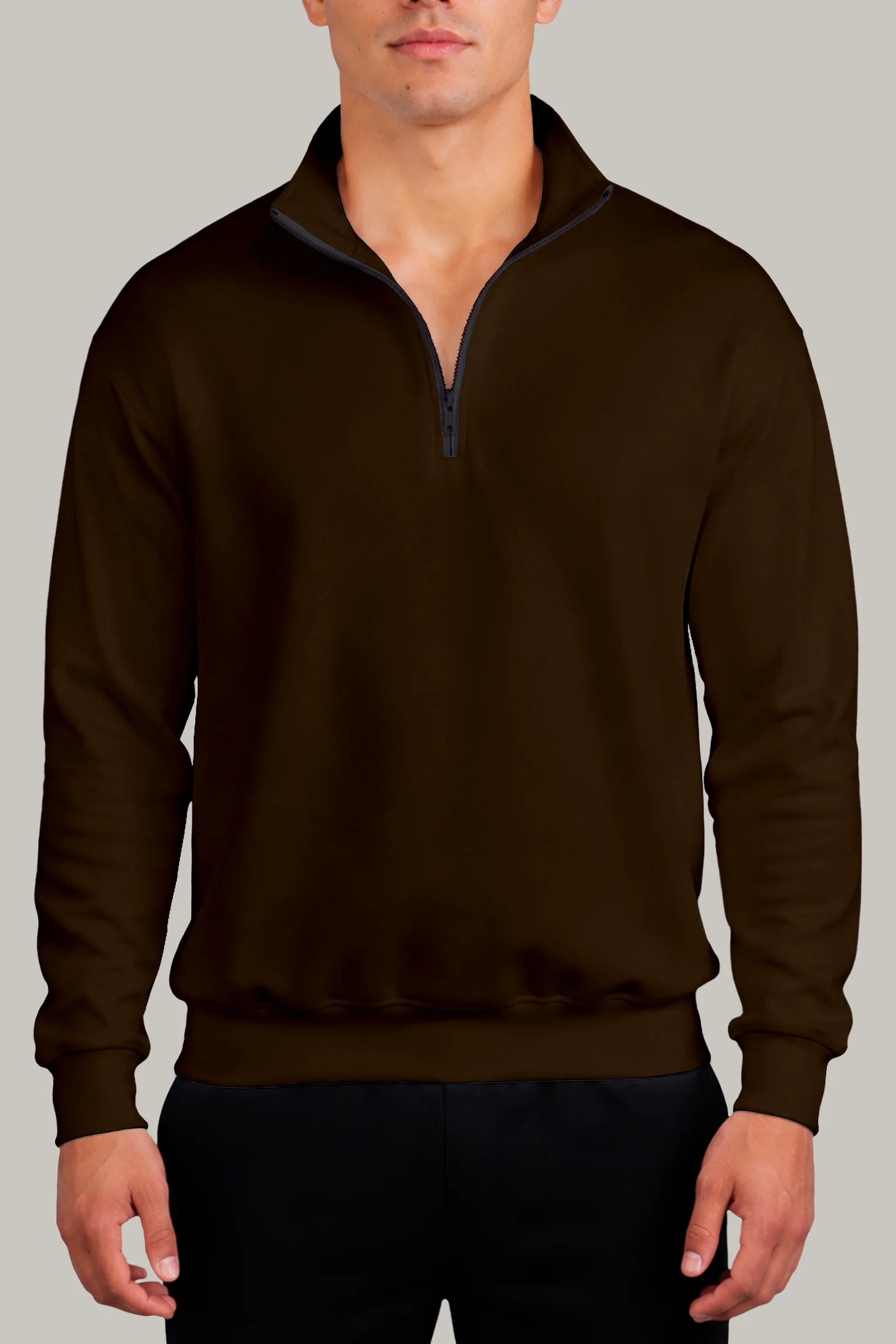 Hoodie Half Zip Unisex - FashionTex