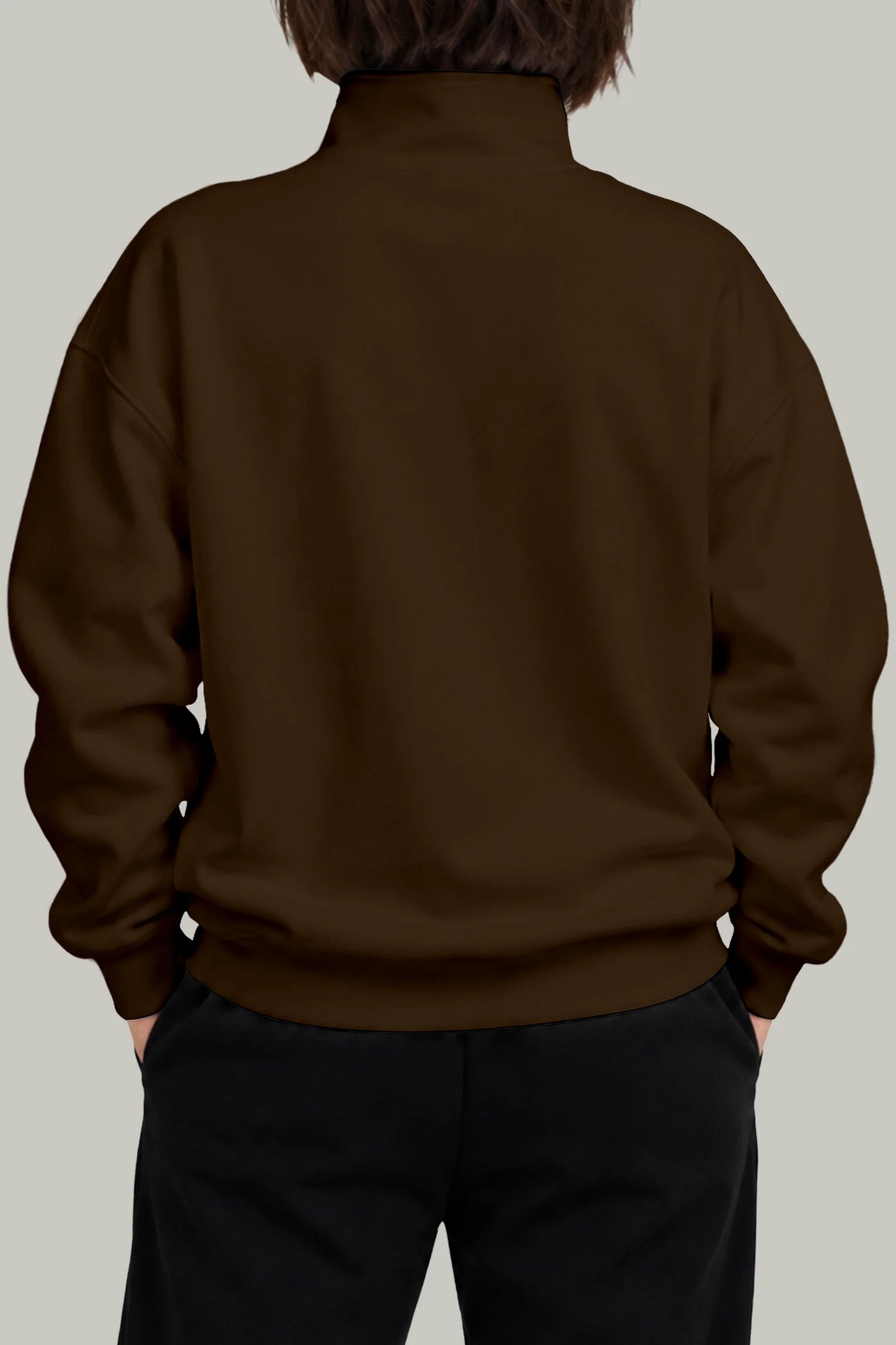 Hoodie Half Zip Unisex - FashionTex
