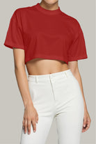 Franela Oversized Croptop 100% Algodón - FashionTex