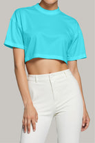 Franela Oversized Croptop 100% Algodón - FashionTex
