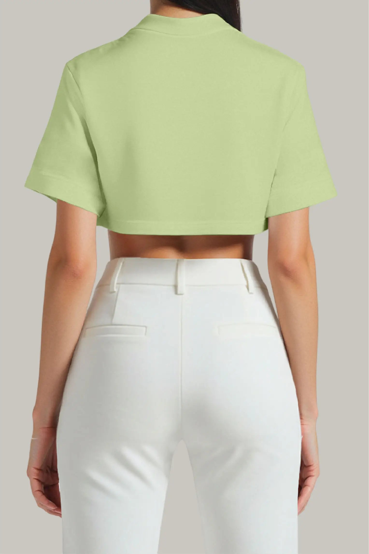 Franela Oversized Croptop 100% Algodón - FashionTex