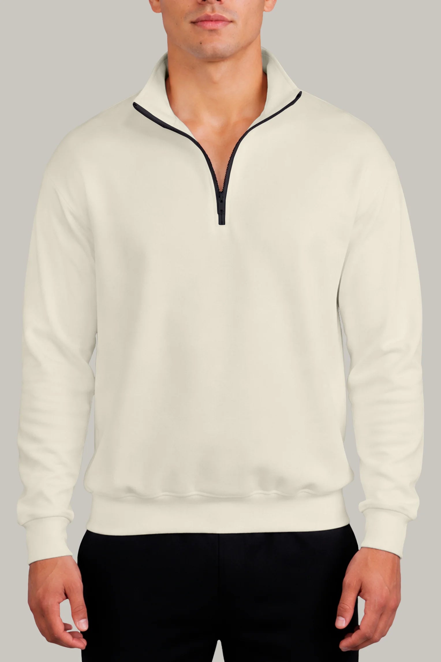 Hoodie Half Zip Unisex - FashionTex