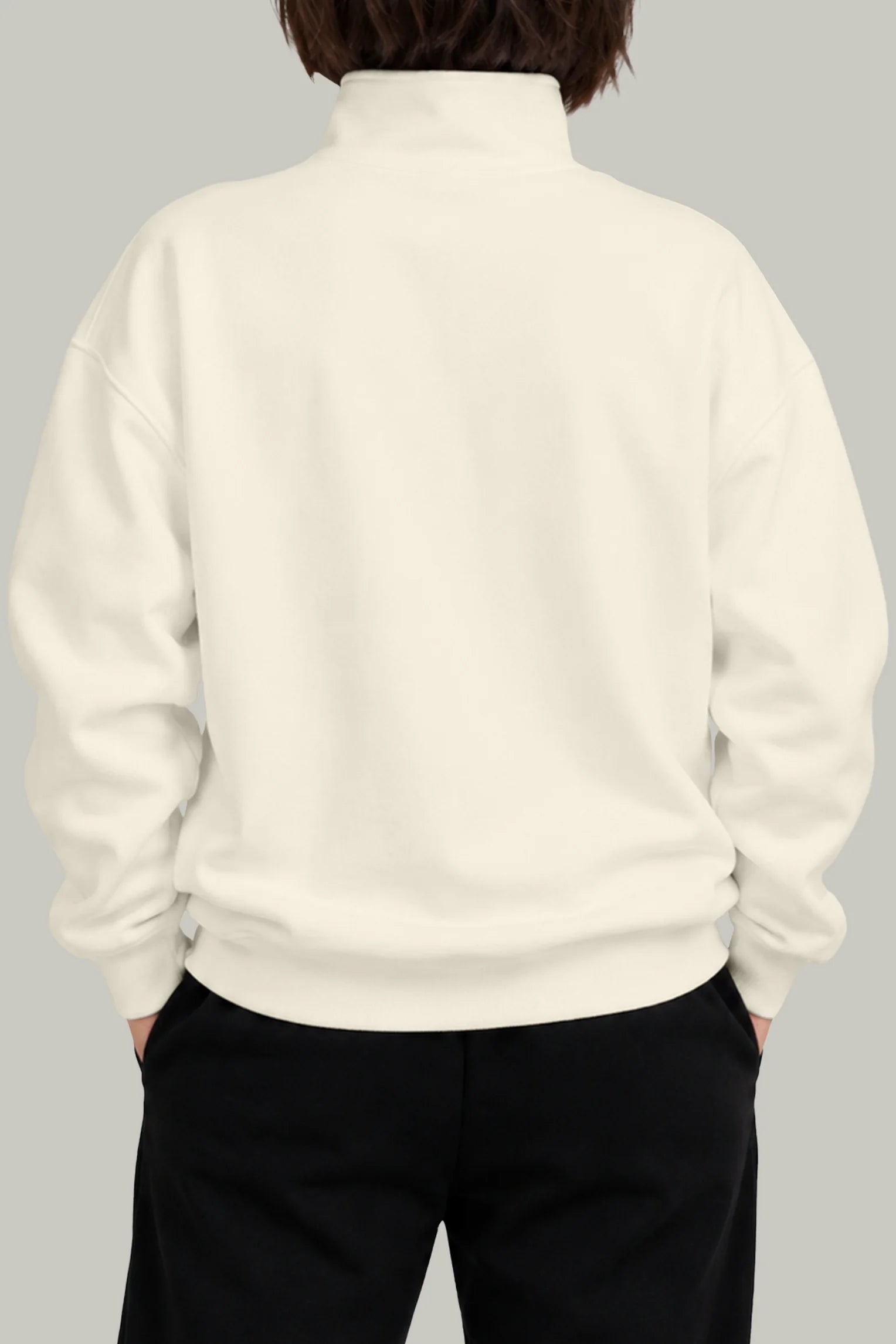 Hoodie Half Zip Unisex - FashionTex