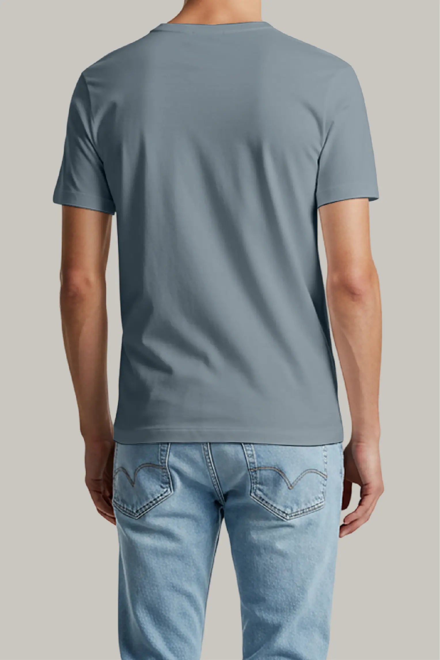 Franela Regular Hombre Cuello en V - FashionTex