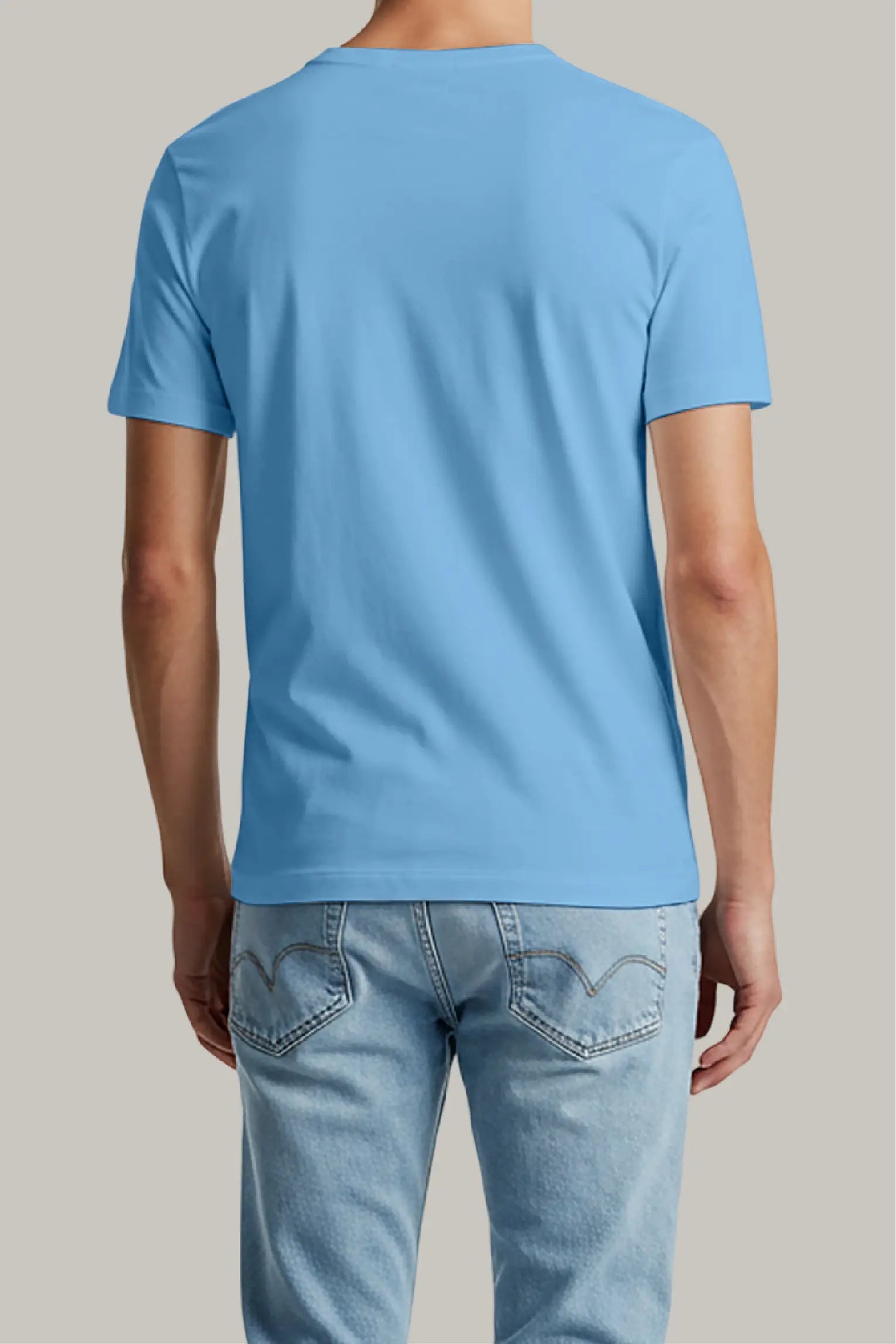 Franela Regular Hombre Cuello en V - FashionTex