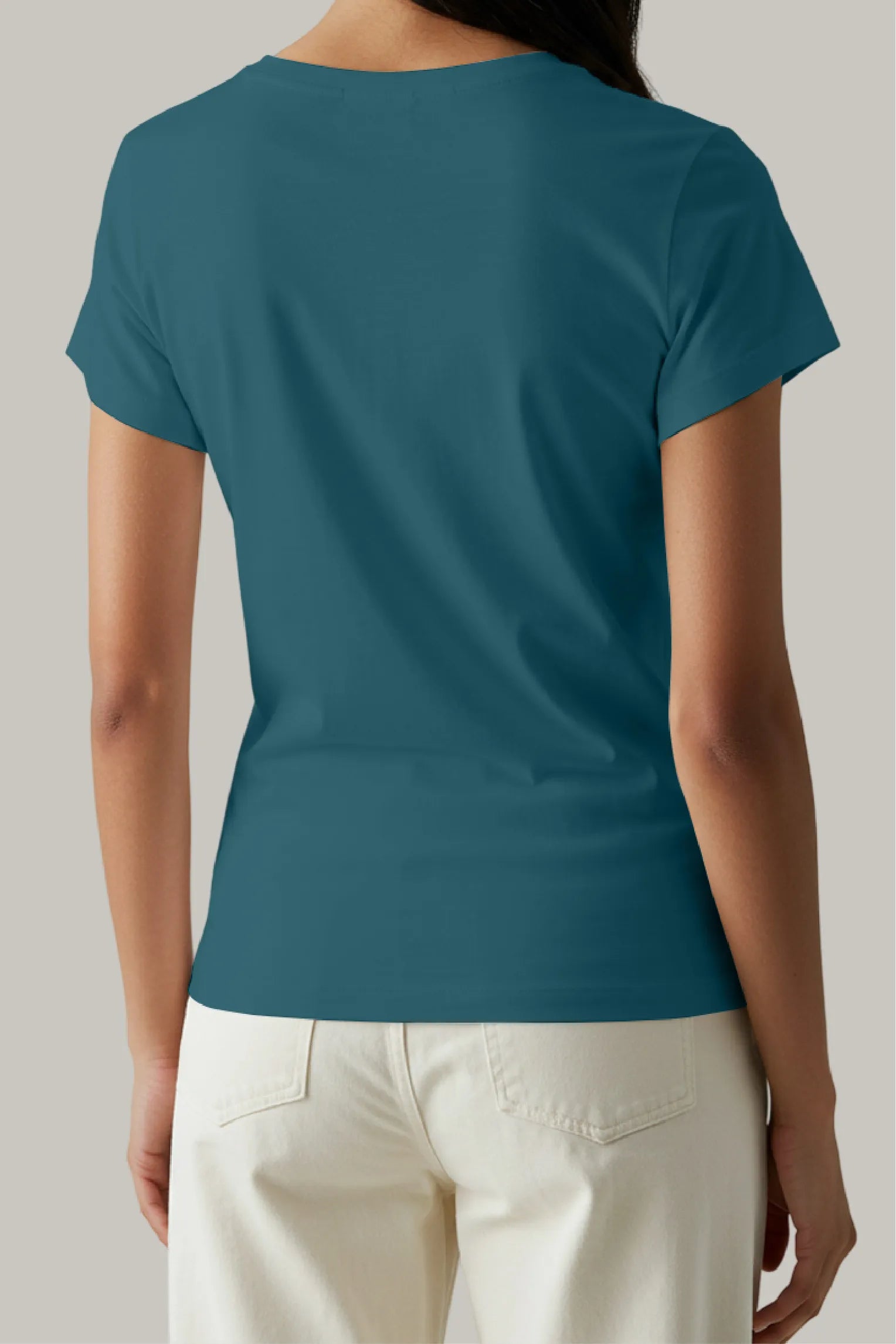 Franela Regular Mujer Cuello V - FashionTex