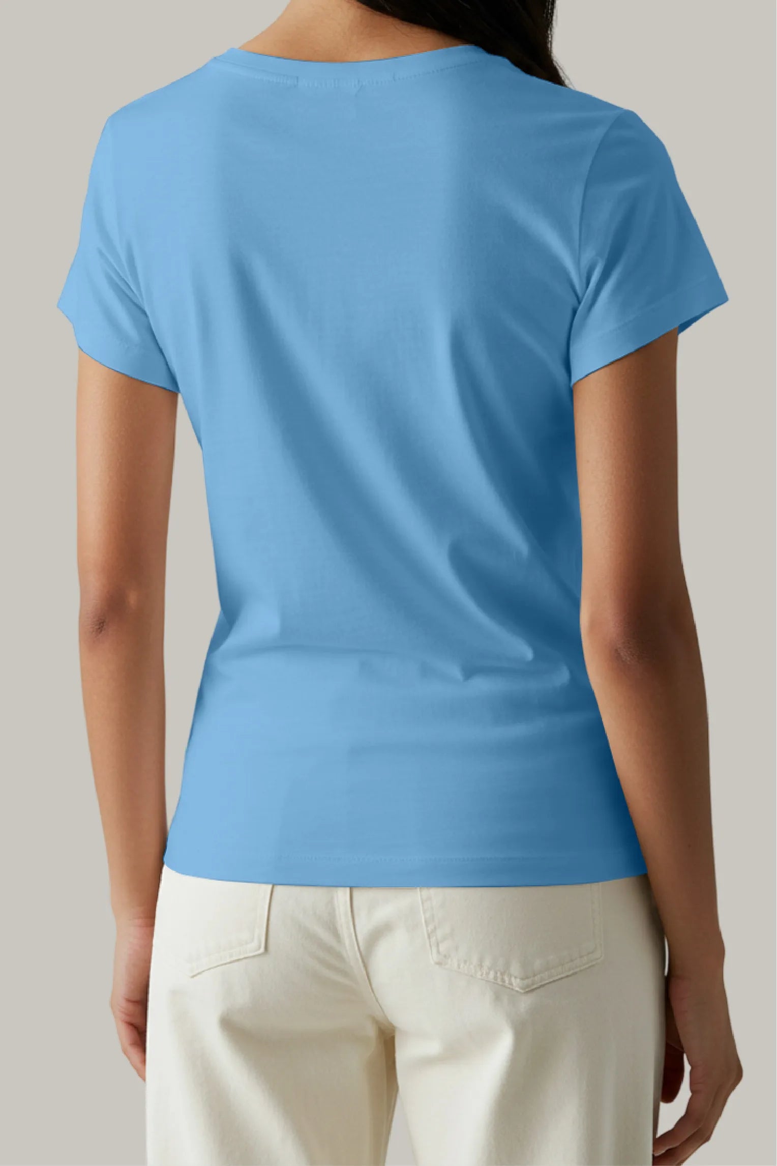 Franela Regular Mujer Cuello V - FashionTex