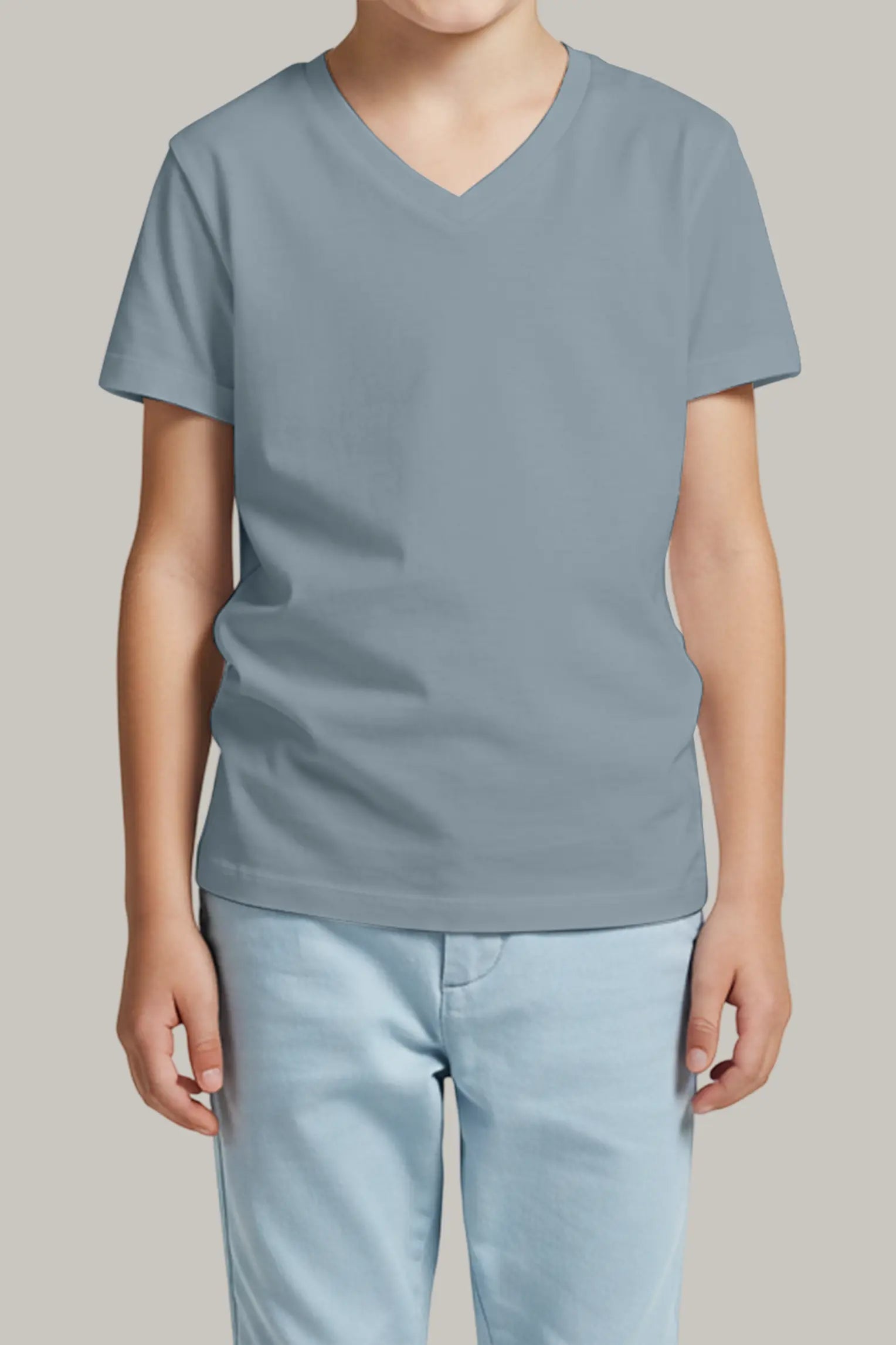 Franela Regular Kids Cuello en V - FashionTex