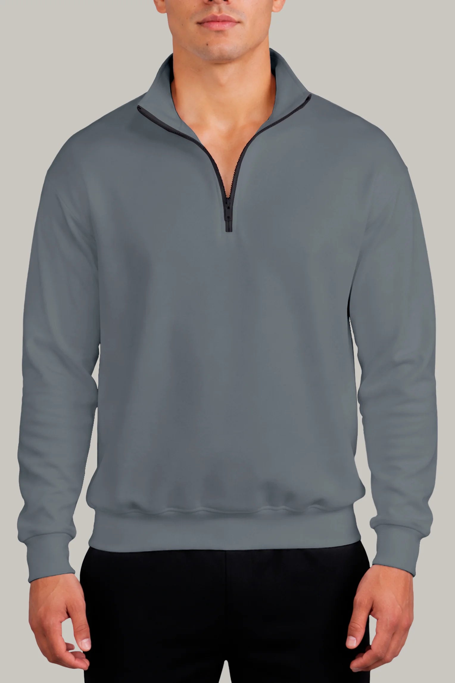 Hoodie Half Zip Unisex - FashionTex