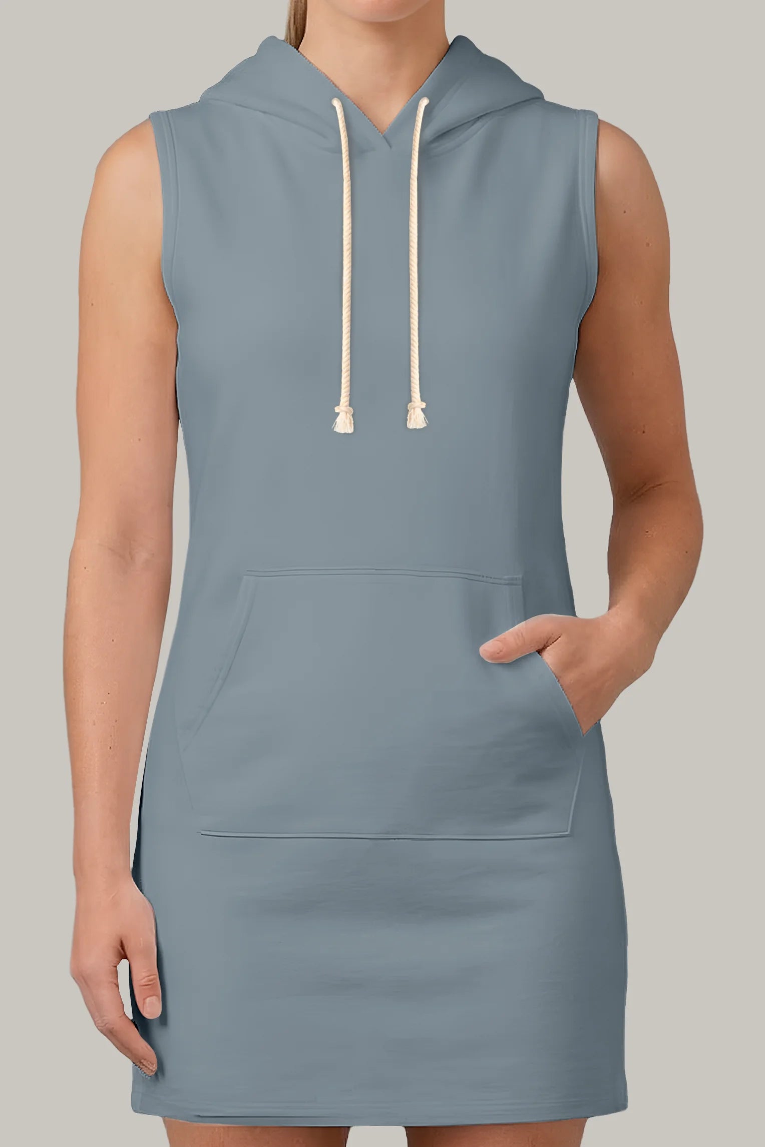 Vestido con Capucha Mujer - FashionTex