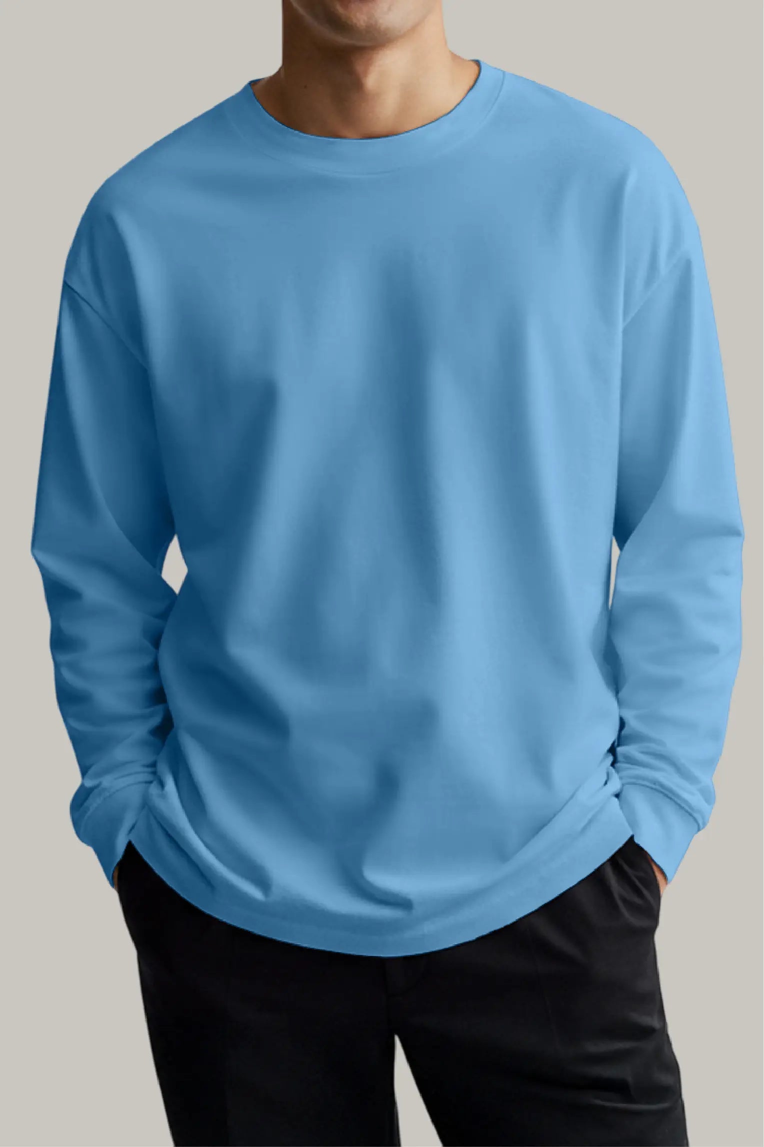 Franela Oversized HeavyWeight Manga Larga Unisex - FashionTex