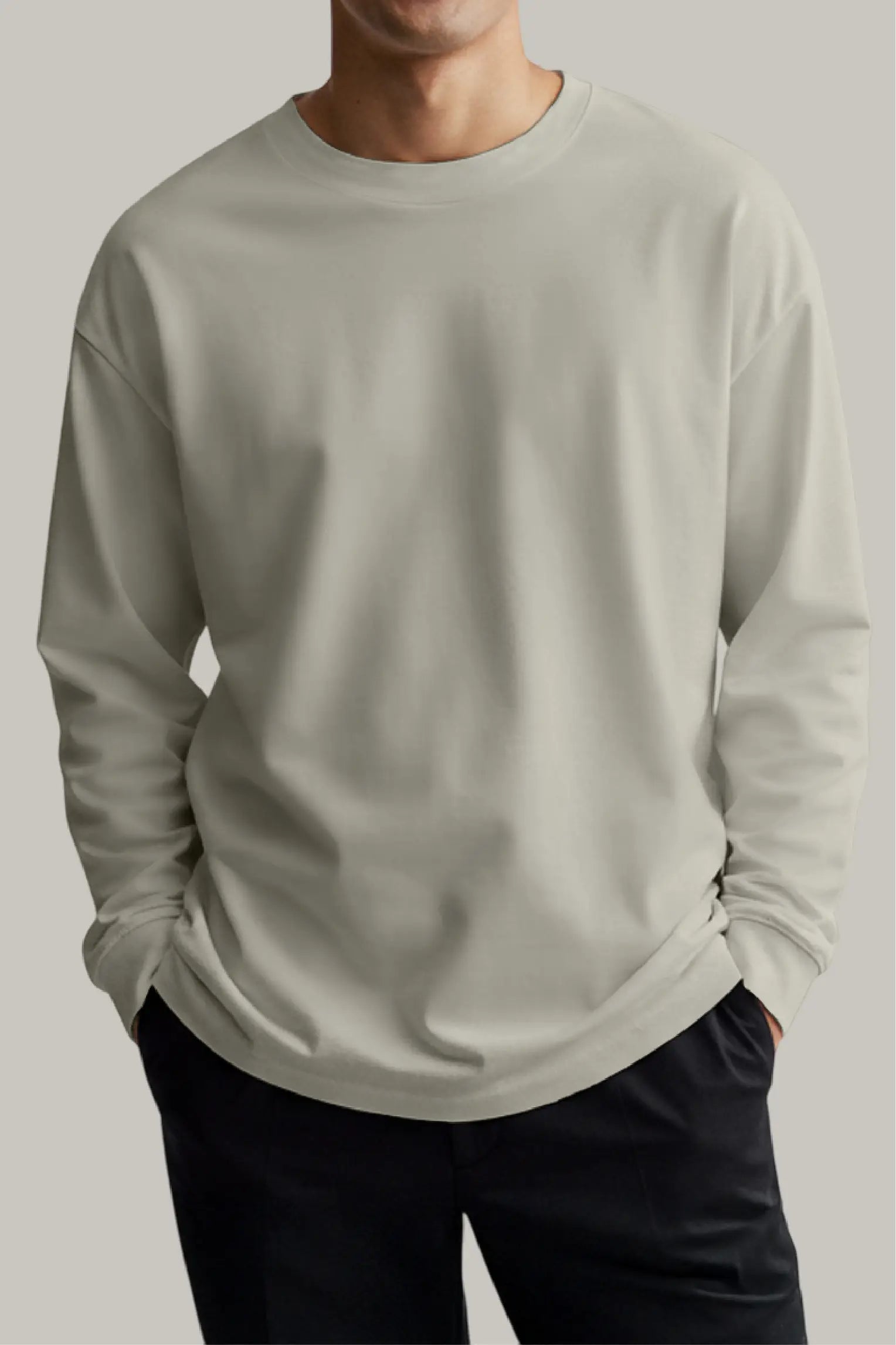 Franela Oversized HeavyWeight Manga Larga Unisex - FashionTex