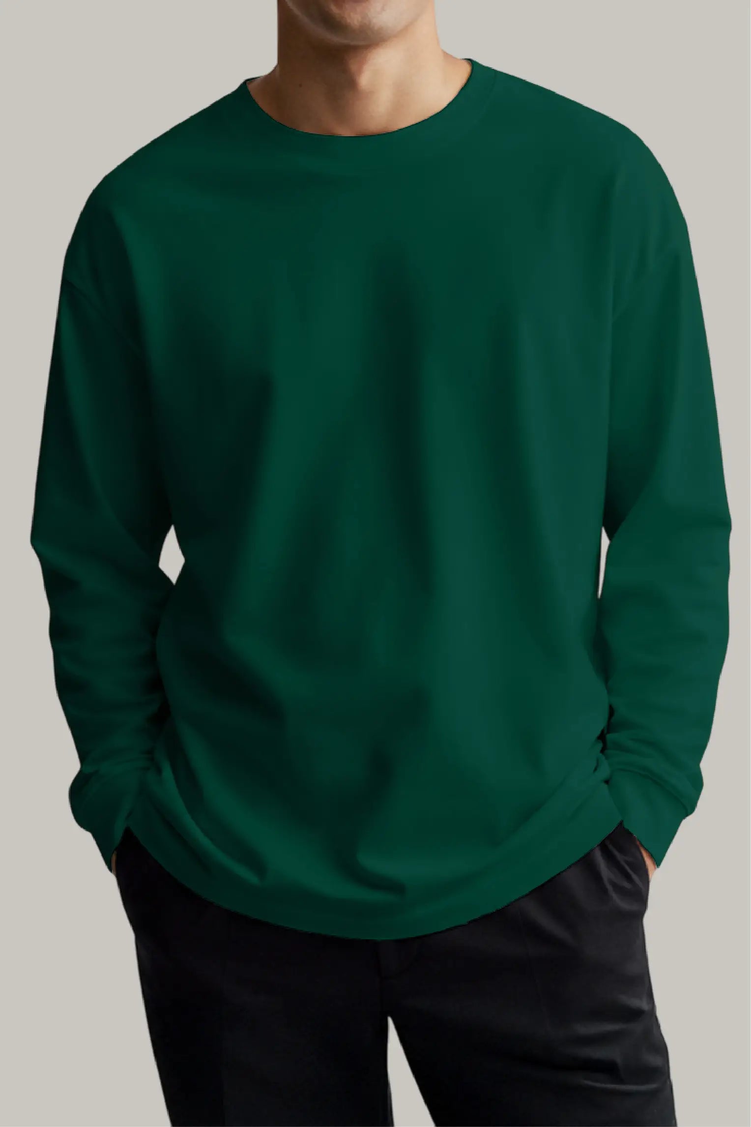 Franela Oversized HeavyWeight Manga Larga Unisex - FashionTex