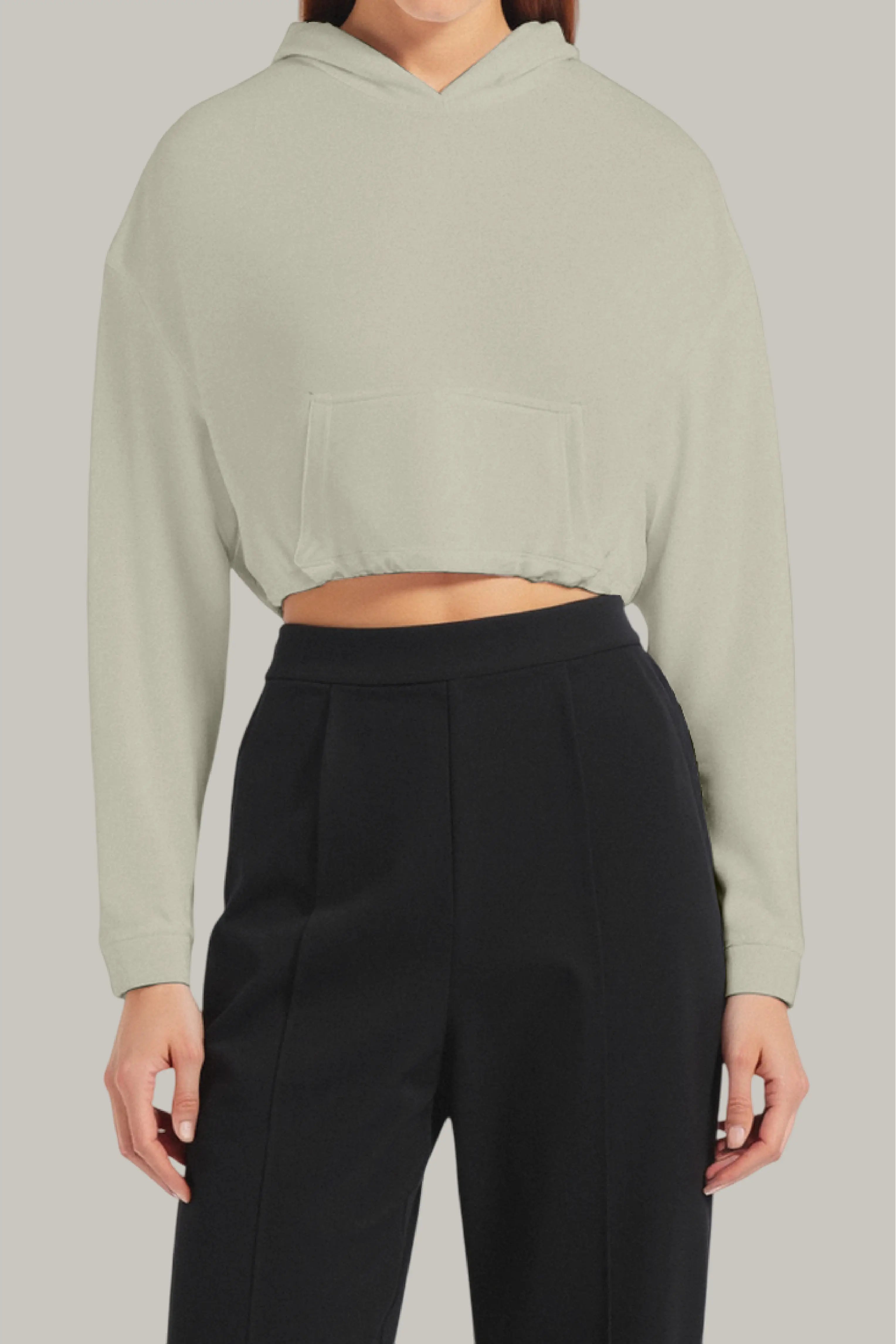 Hoodie Croptop Ajustable - FashionTex