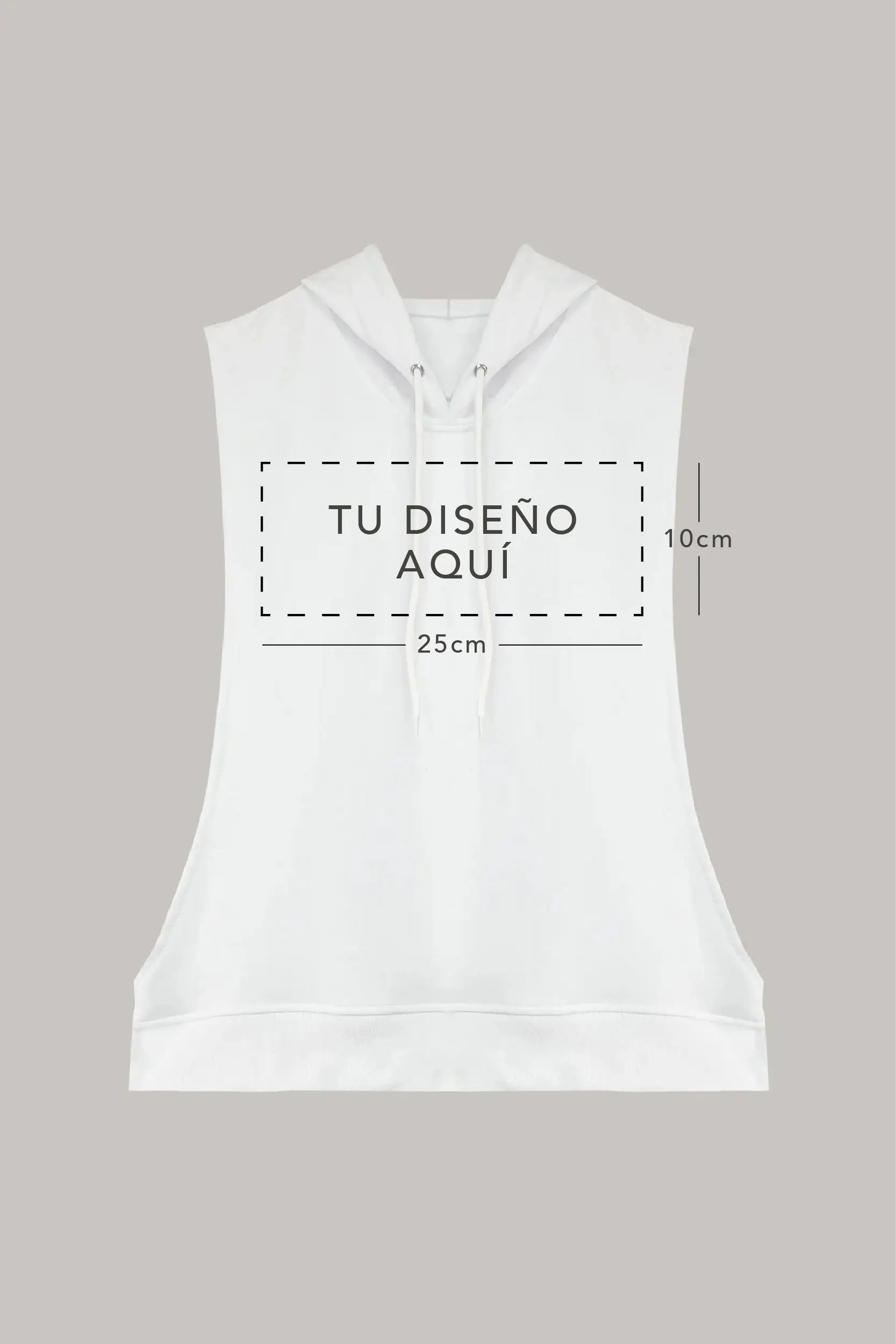 Hoodie Sin Manga (Logo) - FashionTex