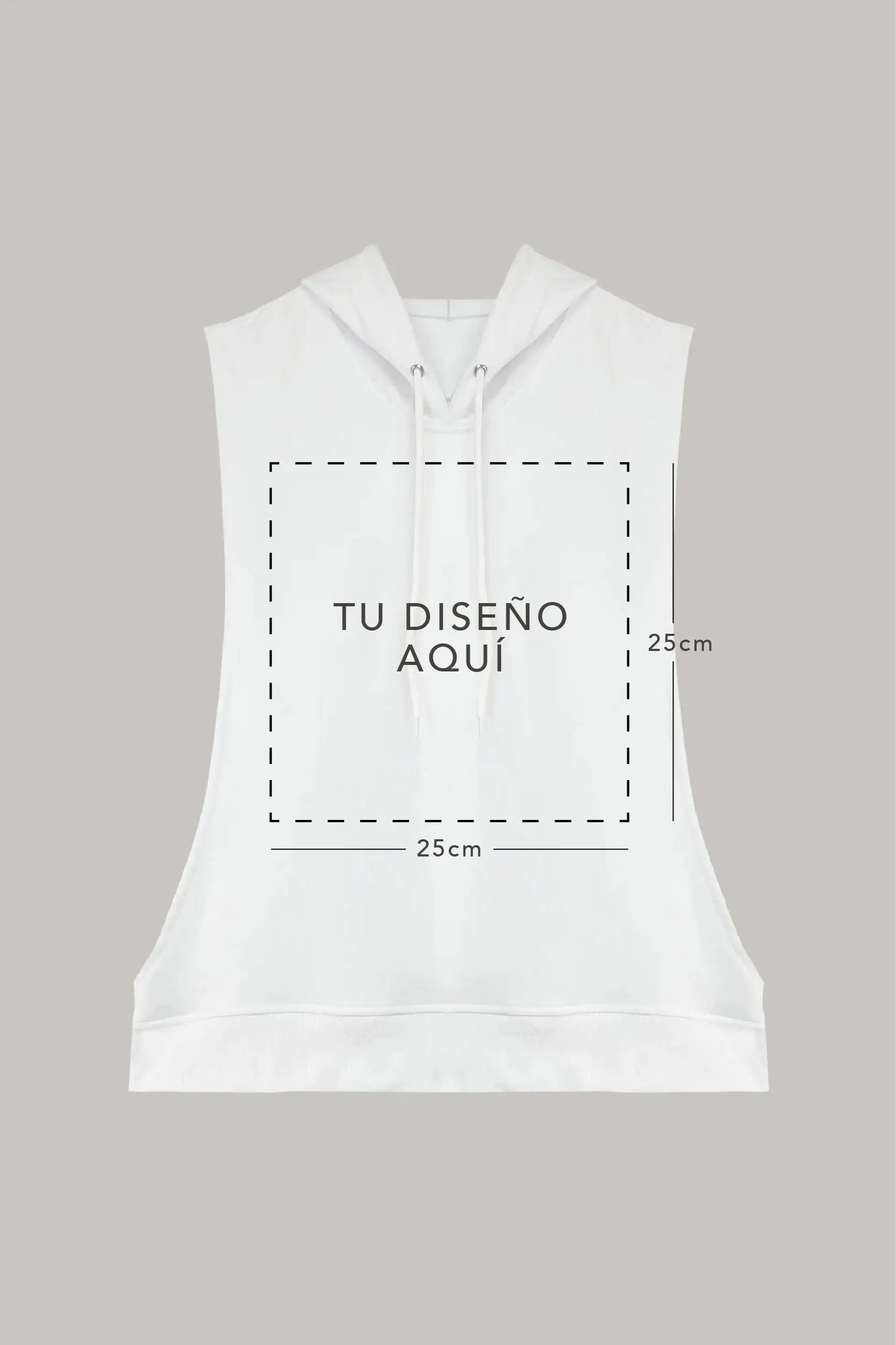 Hoodie Sin Manga (Cuadrado) - FashionTex