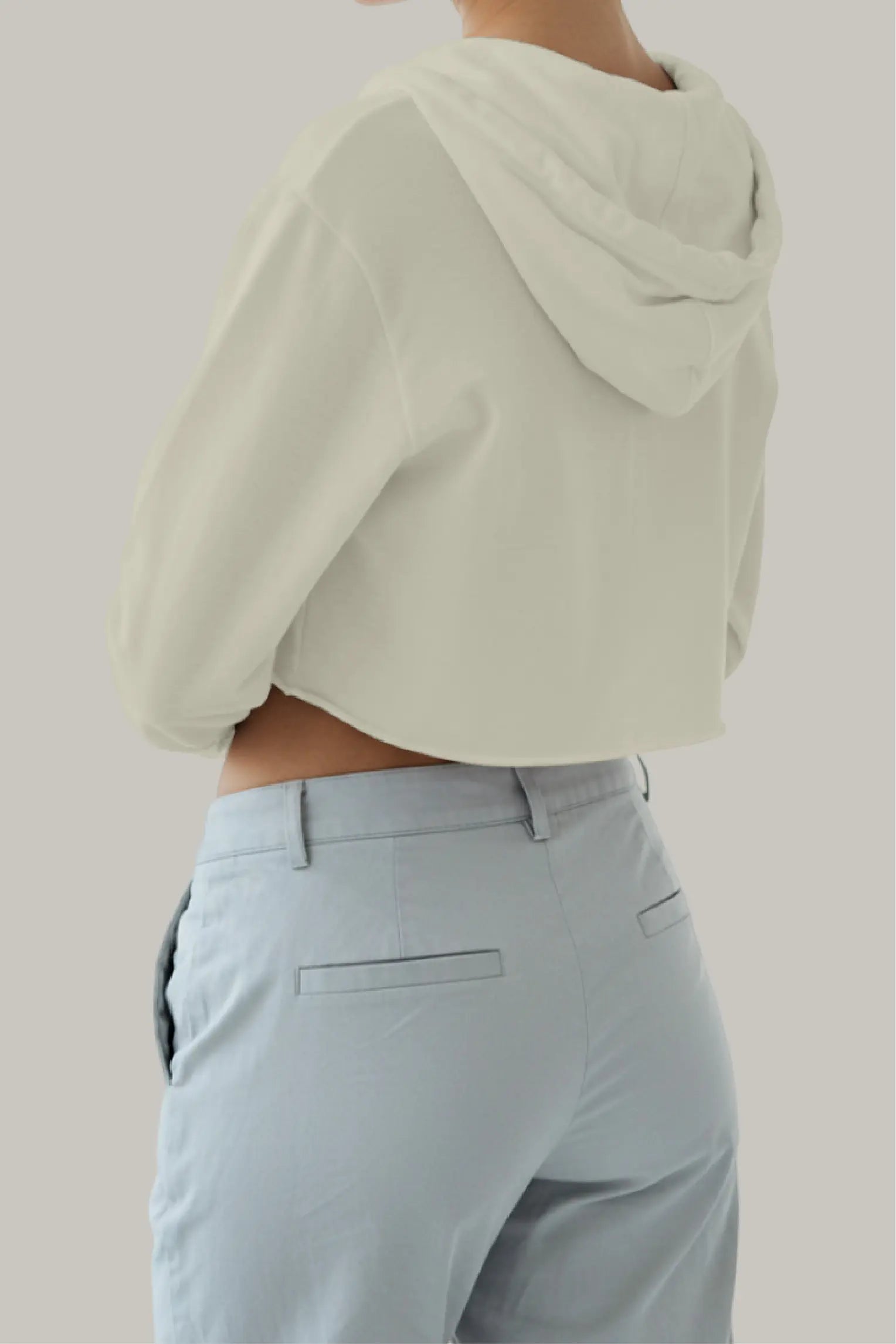 Hoodie Croptop con Capucha - FashionTex