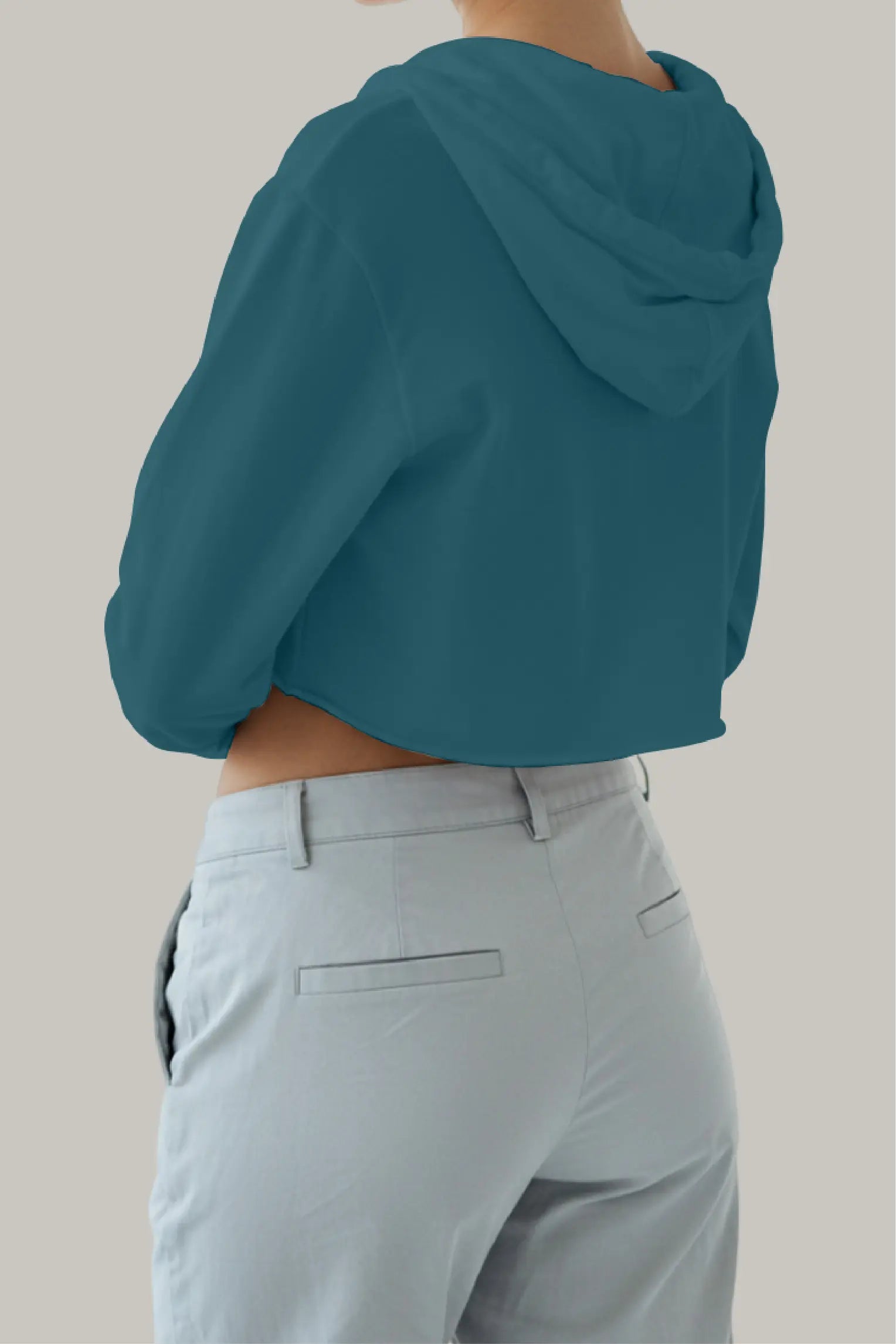 Hoodie Croptop con Capucha - FashionTex