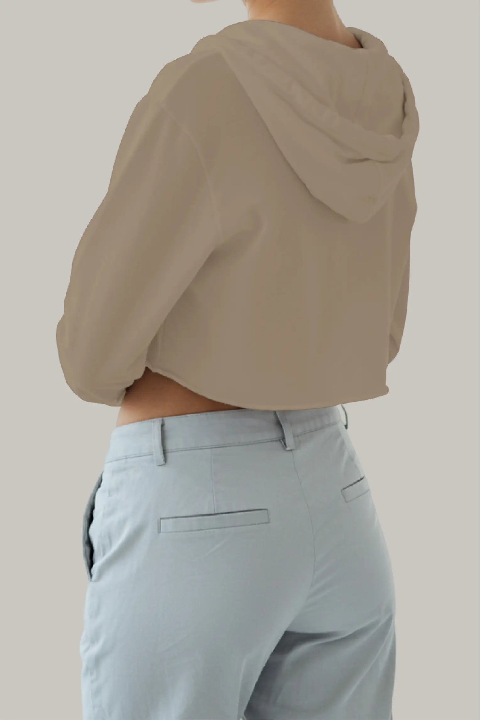 Hoodie Croptop con Capucha - FashionTex