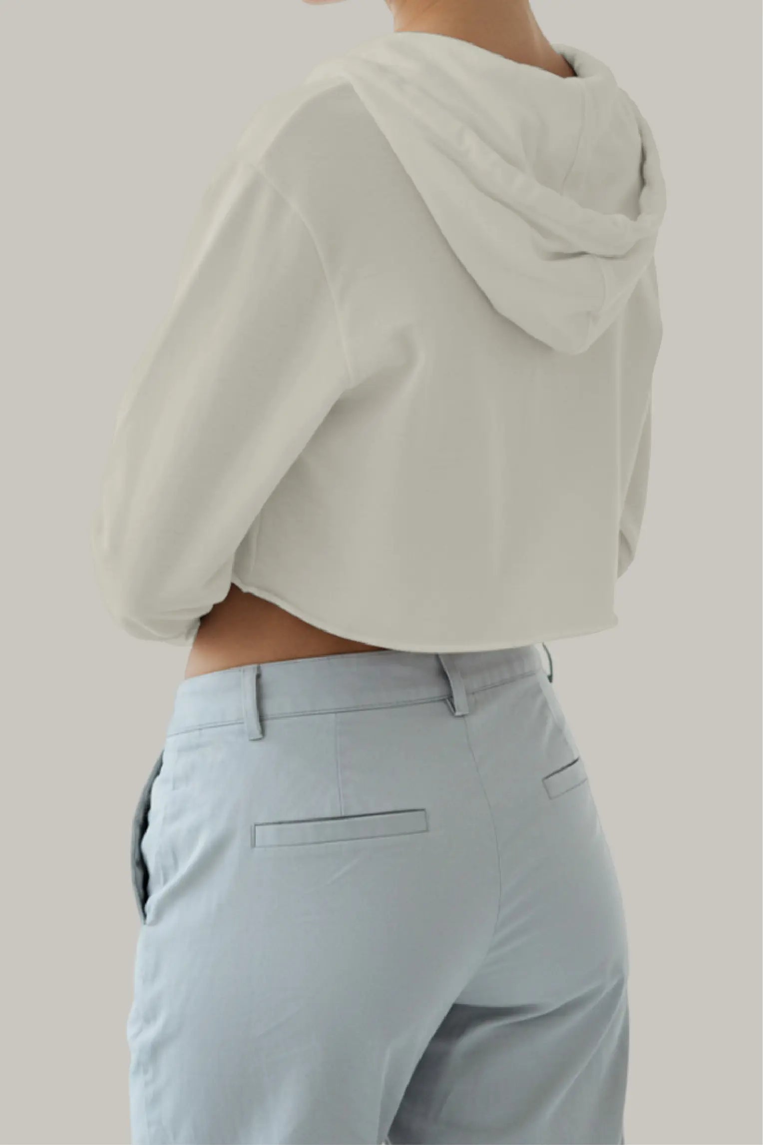 Hoodie Croptop con Capucha - FashionTex