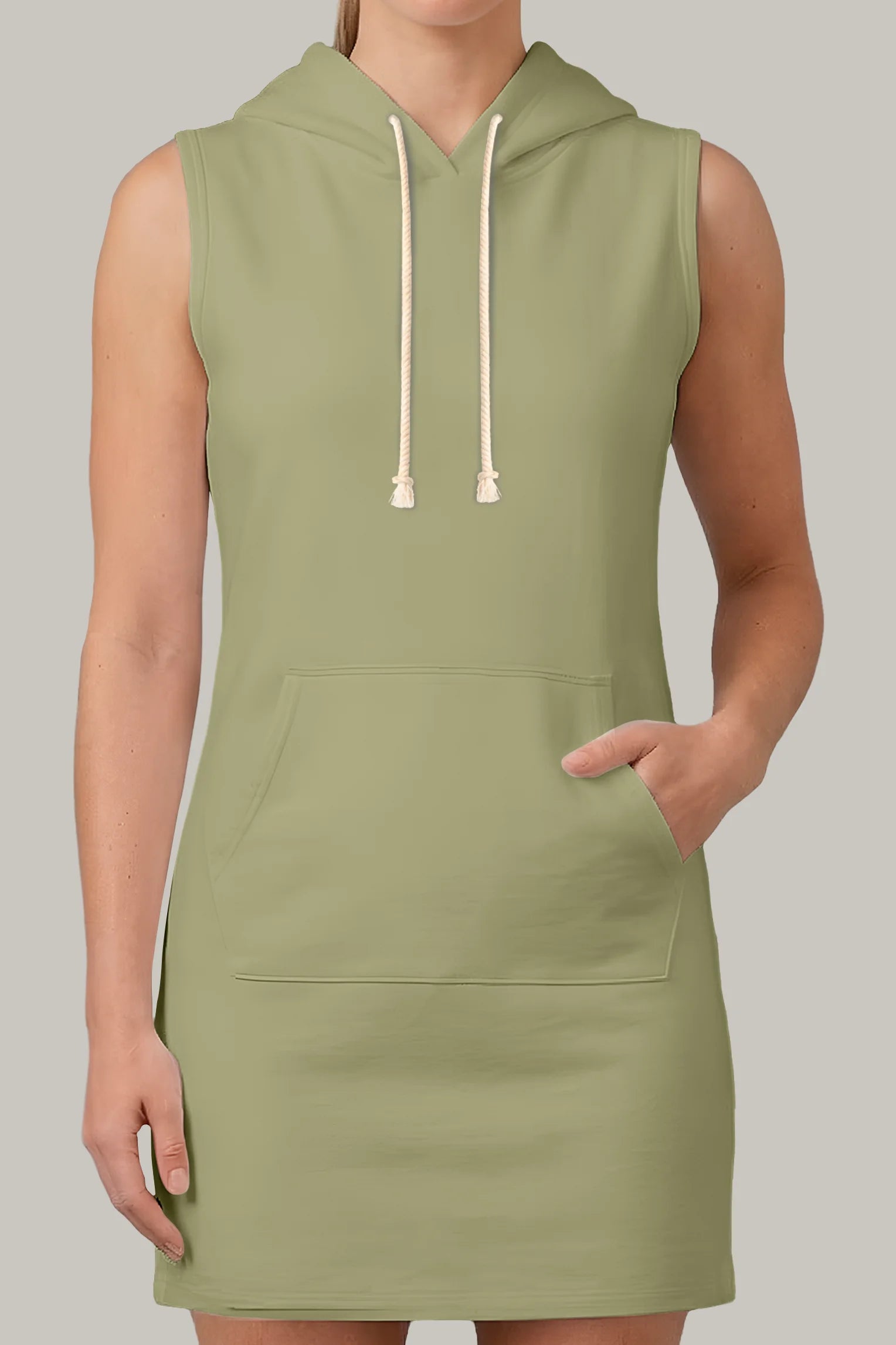 Vestido con Capucha Mujer - FashionTex