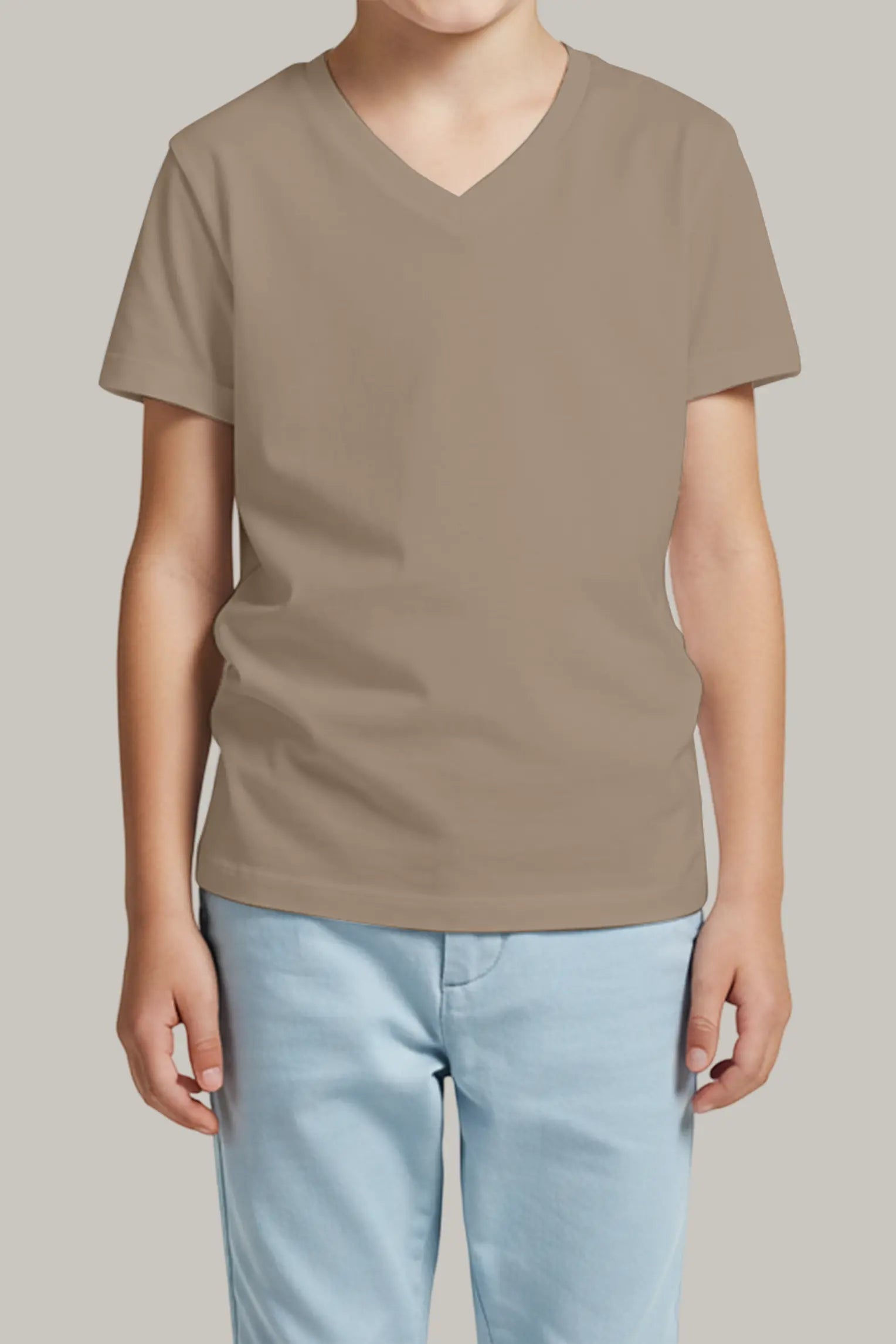 Franela Regular Kids Cuello en V - FashionTex