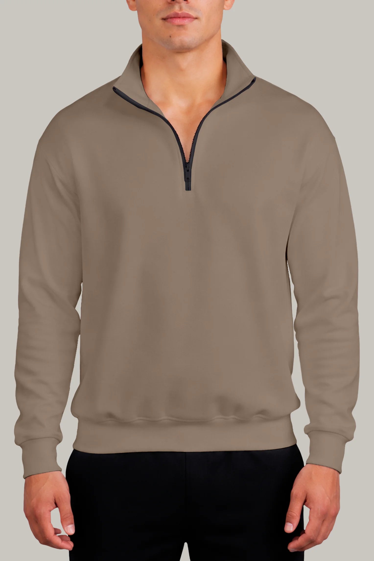 Hoodie Half Zip Unisex - FashionTex