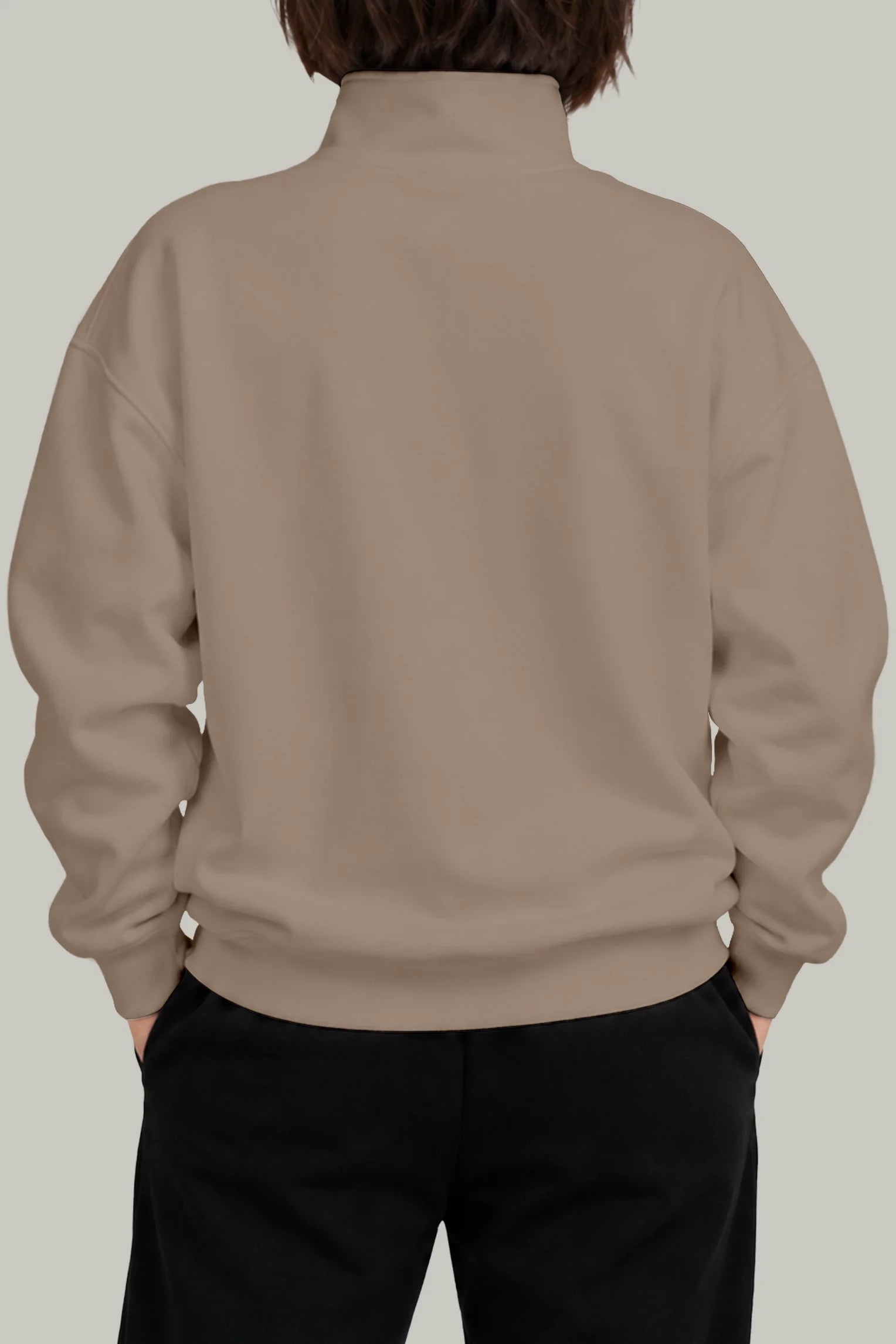 Hoodie Half Zip Unisex - FashionTex