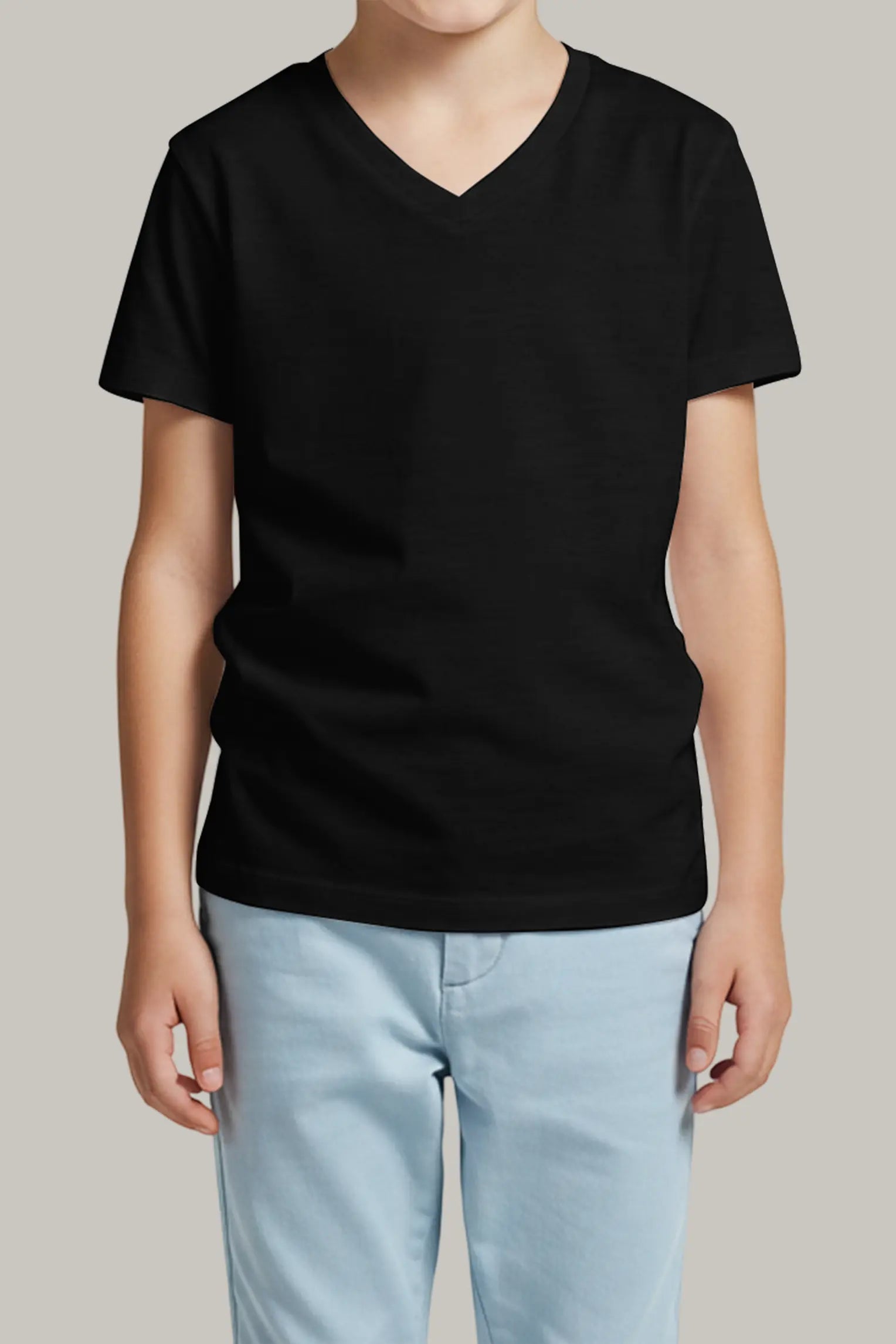 Franela Regular Kids Cuello en V - FashionTex