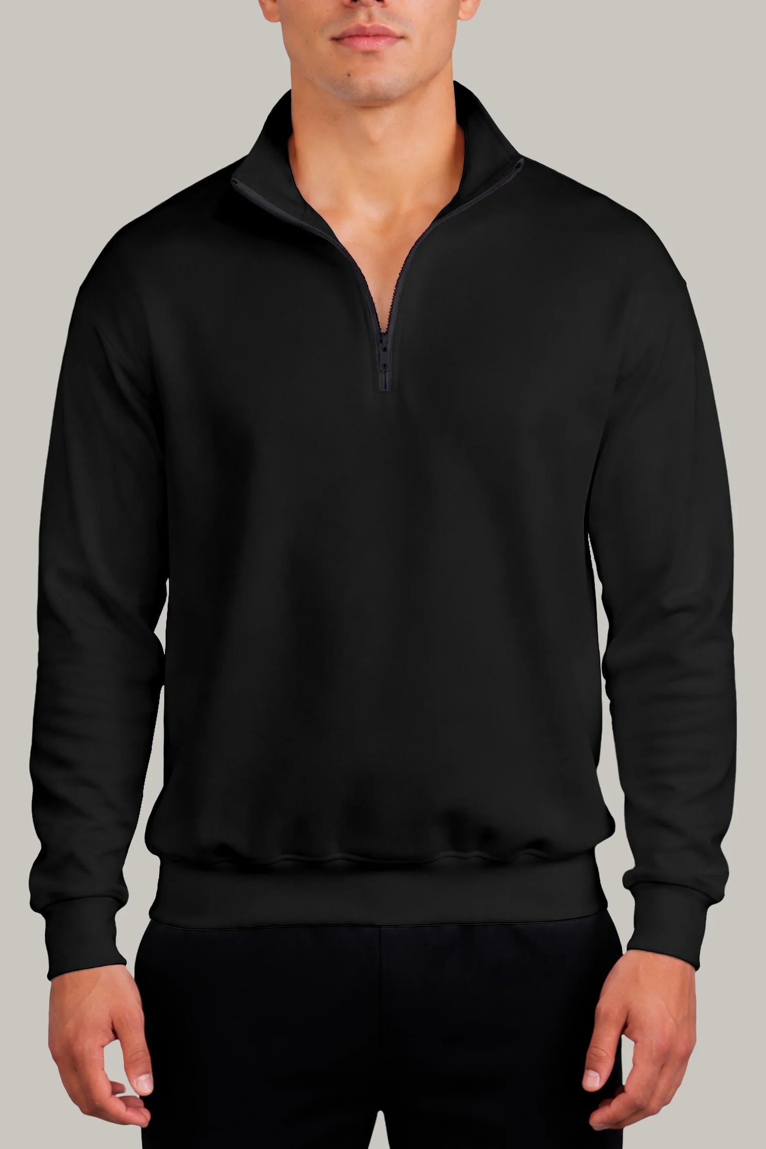 Hoodie Half Zip Unisex - FashionTex