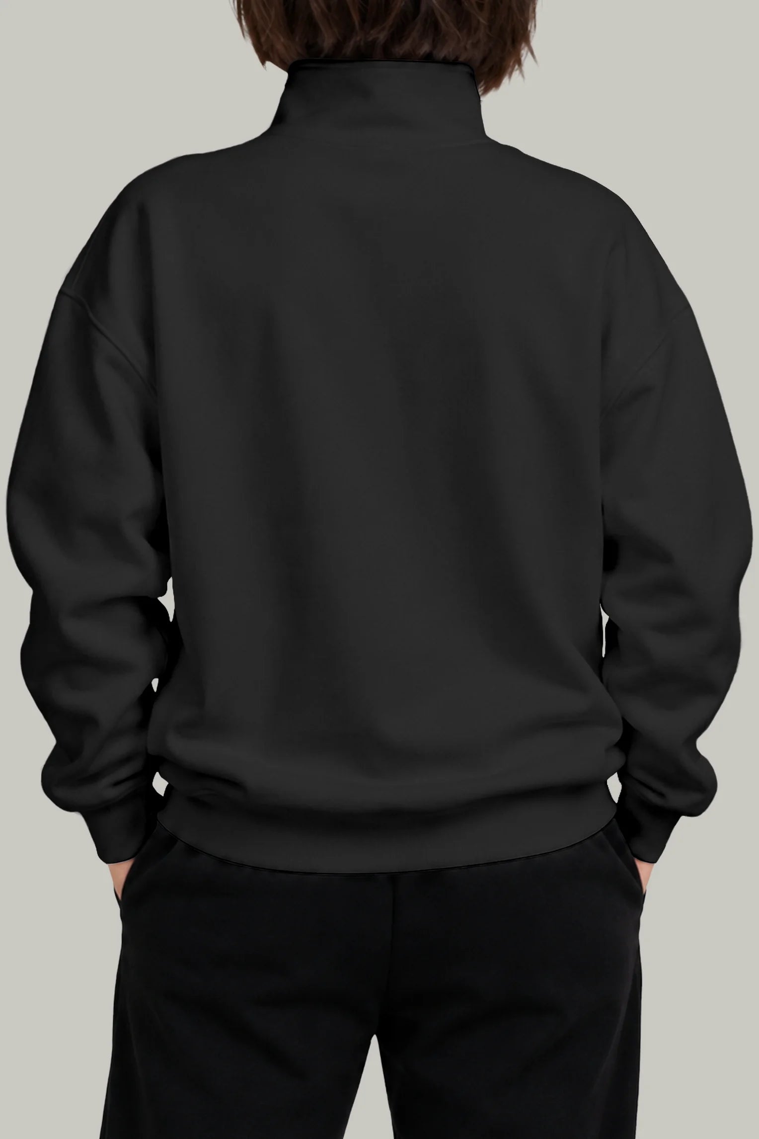 Hoodie Half Zip Unisex - FashionTex