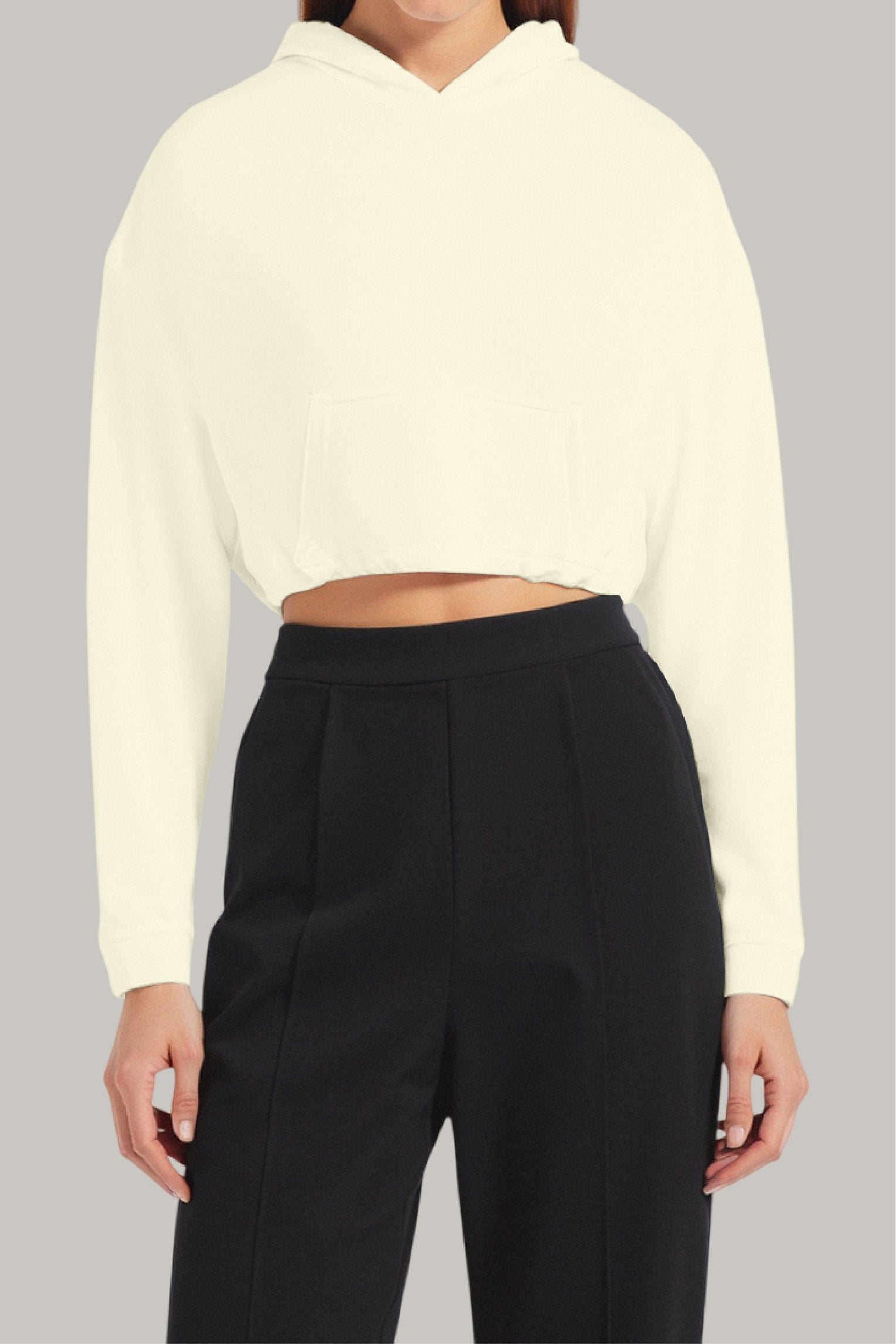 Hoodie Croptop Ajustable - FashionTex