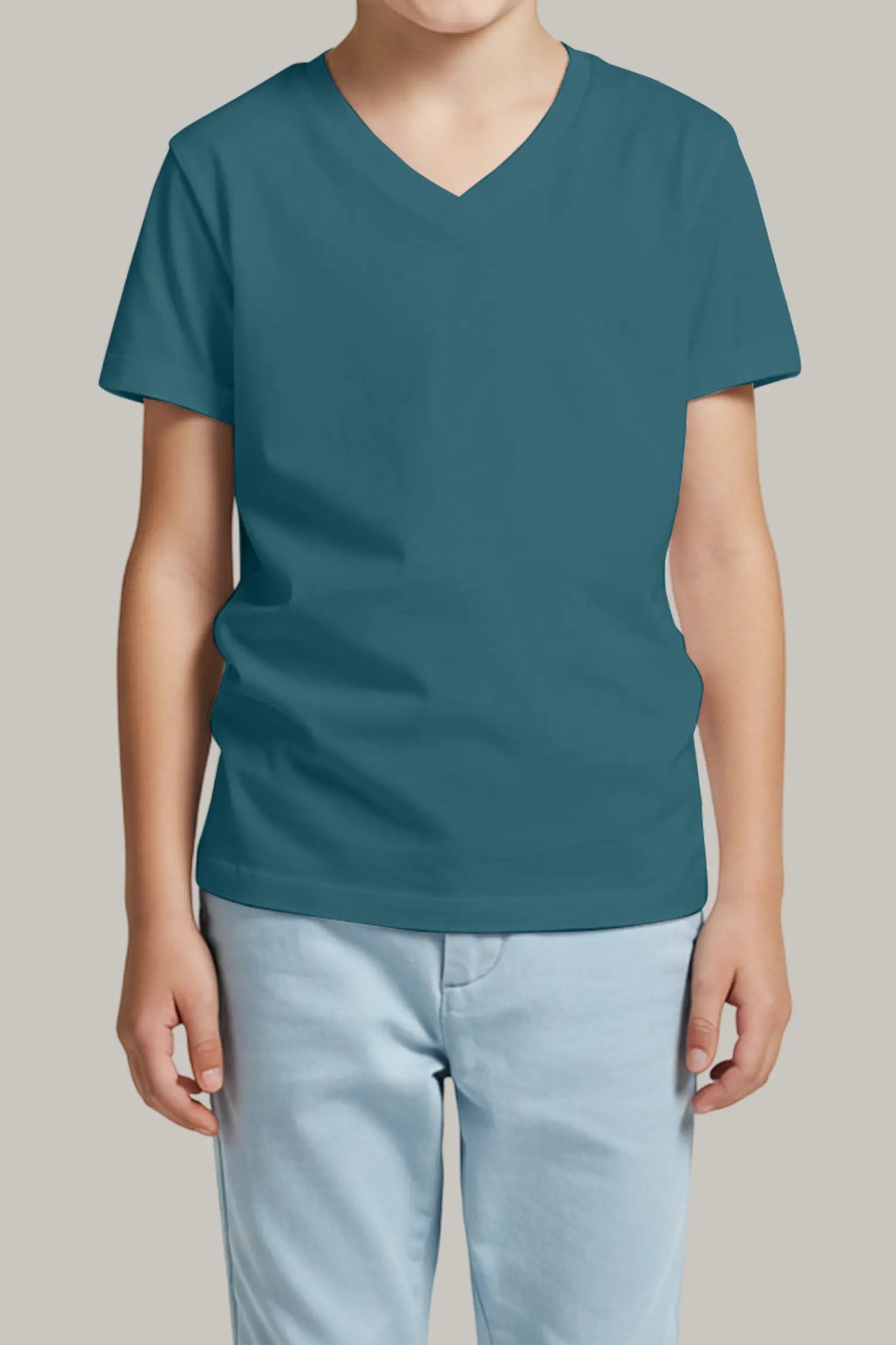 Franela Regular Kids Cuello en V - FashionTex