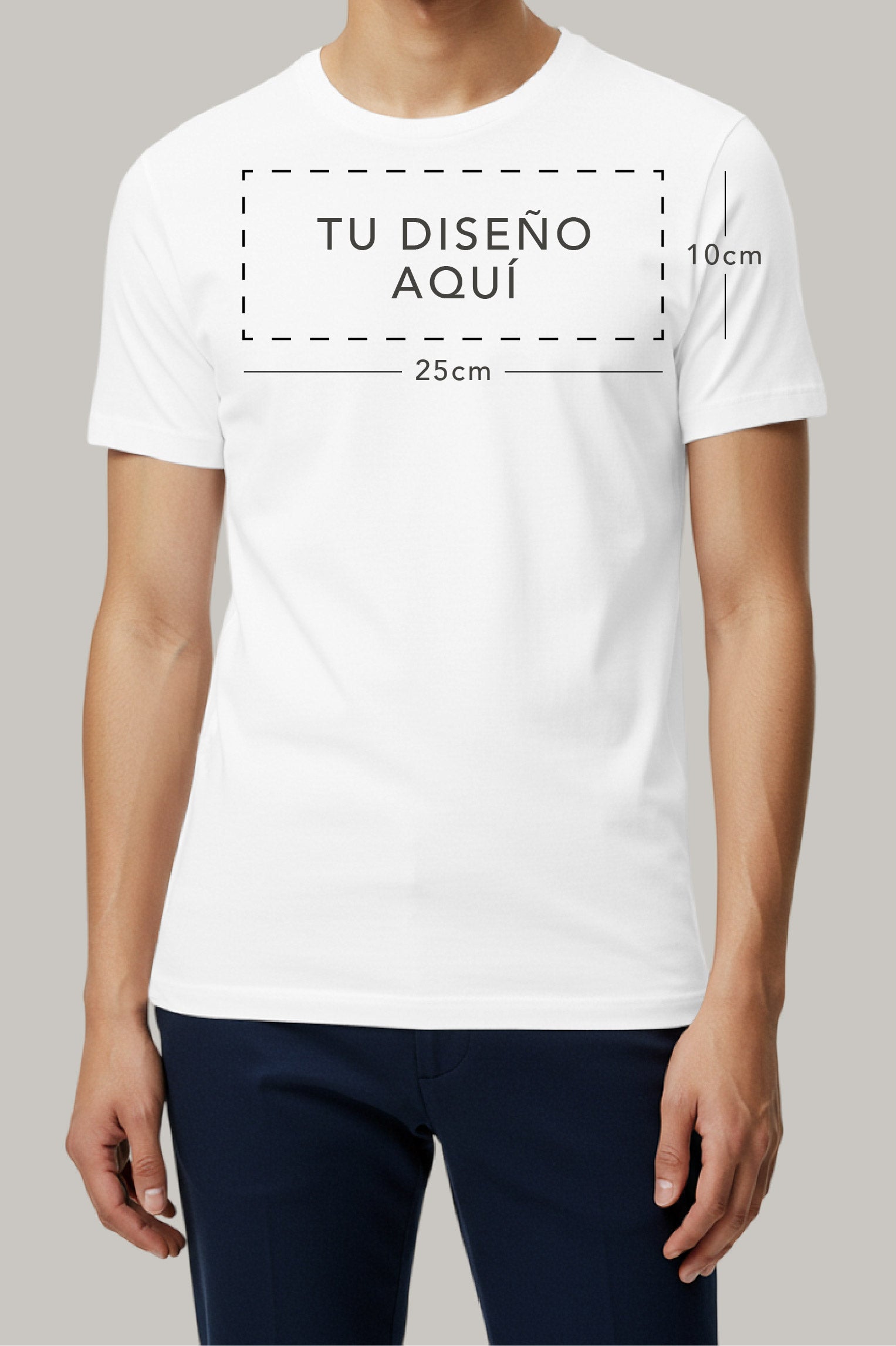 Franela Personalizable Hombre (Logo) - FashionTex