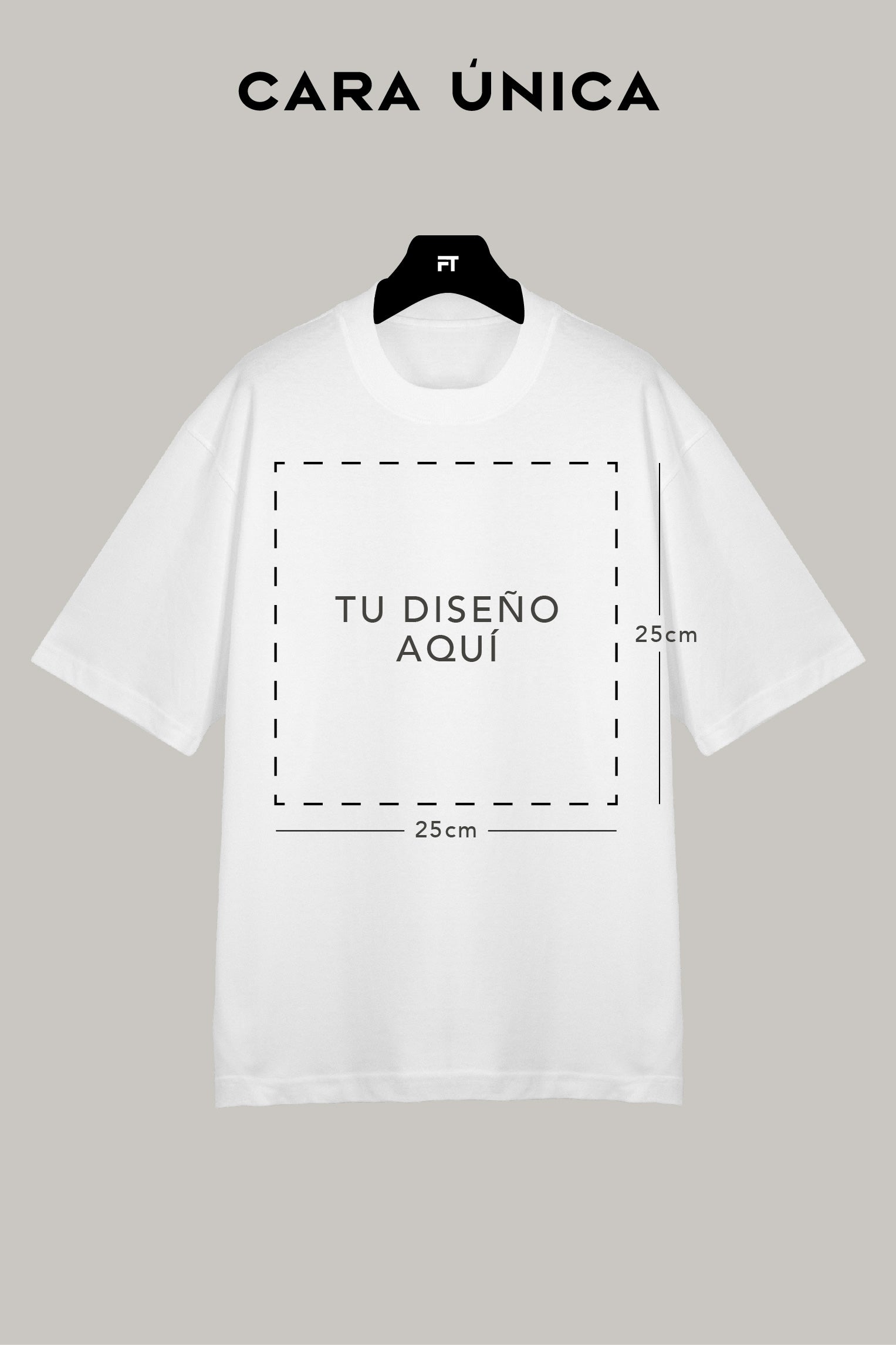 Oversized Personalizable Unisex (Cuadrado) - FashionTex