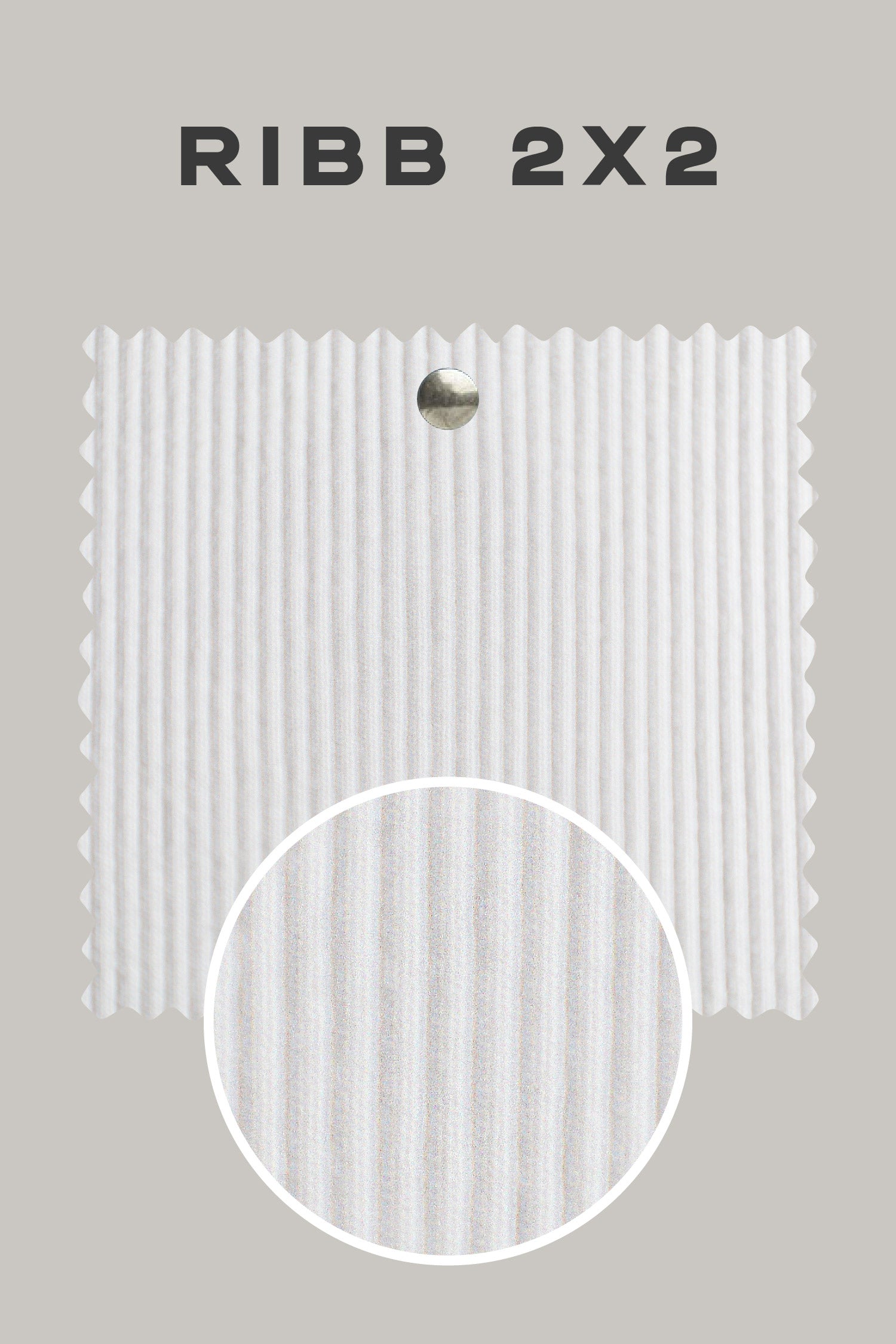 Tela Ribb 2x2: Hamburgo - 50/50% Polyalgodón - FashionTex