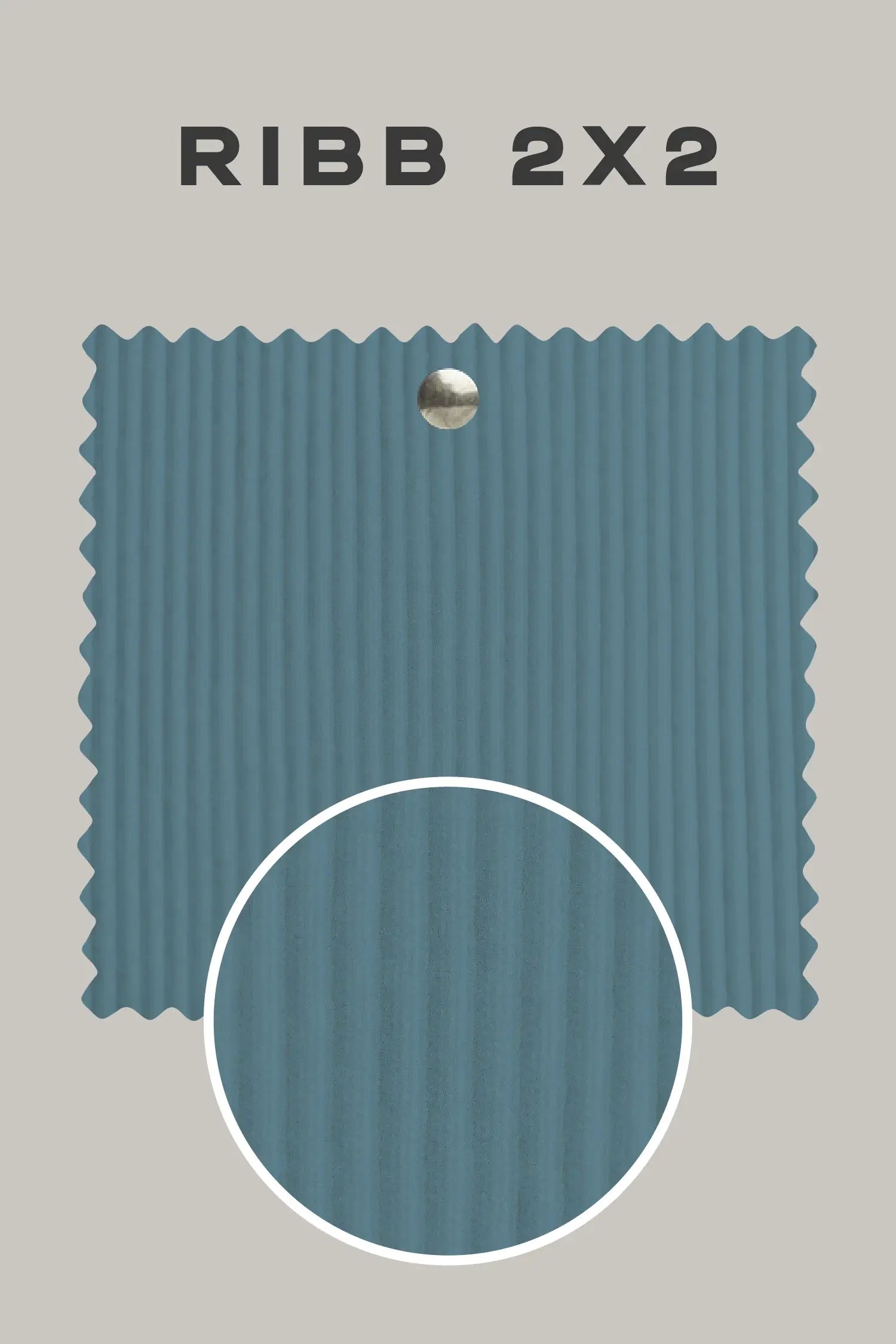 Tela Ribb 2x2: Hamburgo - 50/50% Polyalgodón - FashionTex