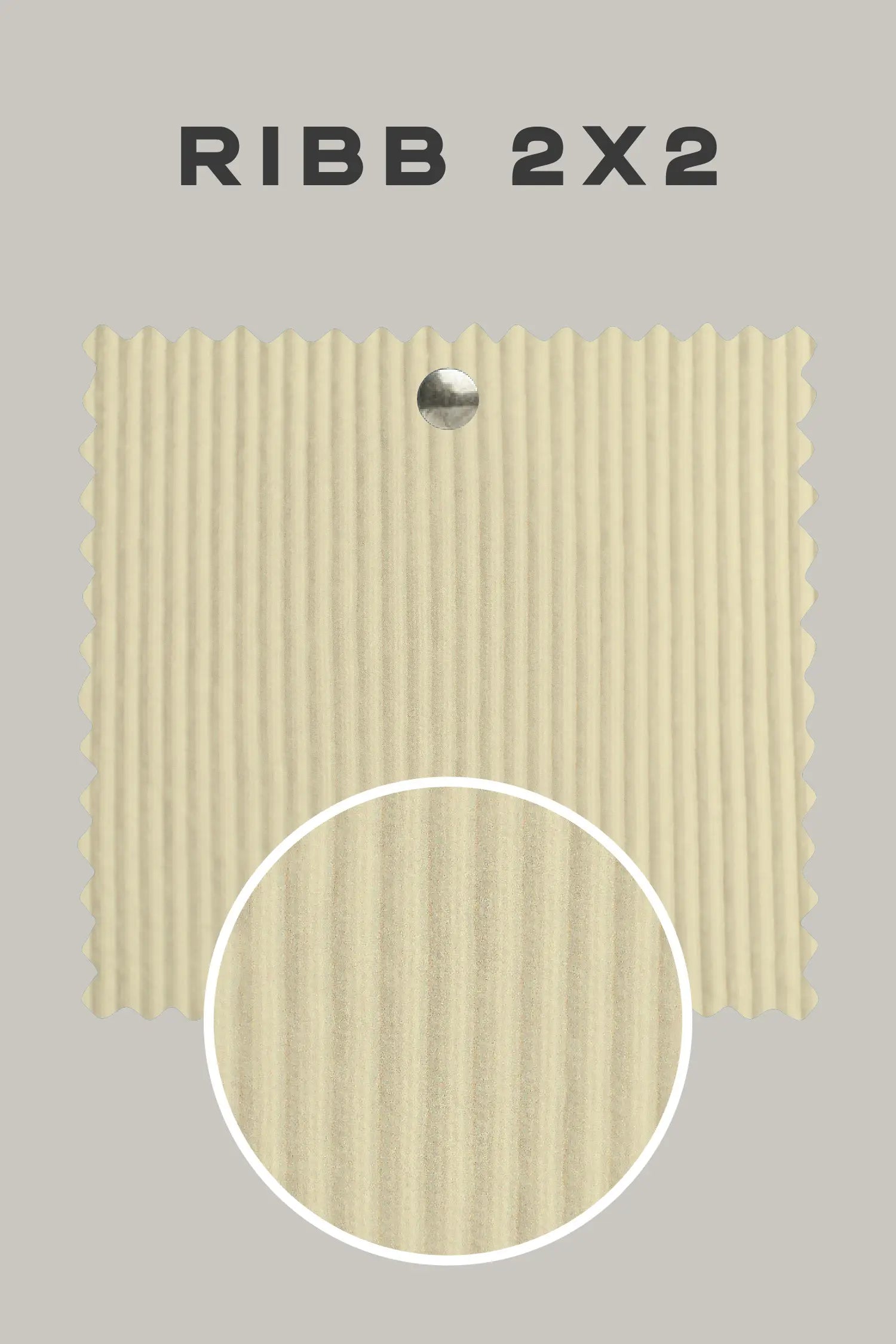 Tela Ribb 2x2: Hamburgo - 50/50% Polyalgodón - FashionTex