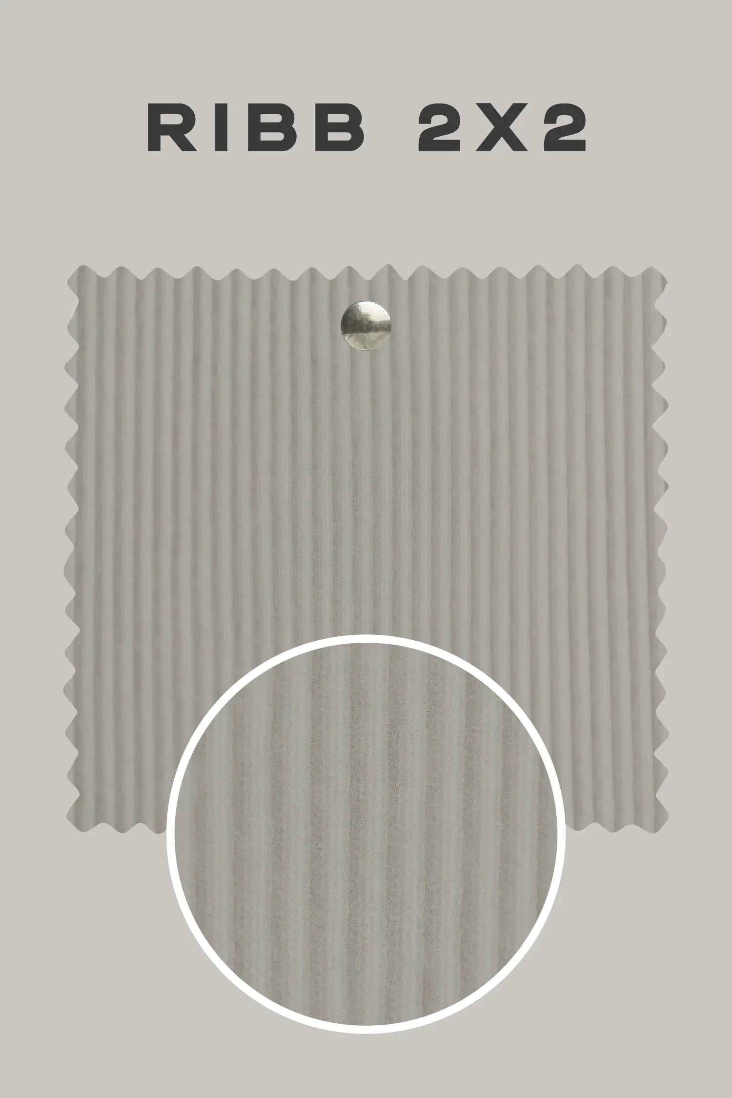 Tela Ribb 2x2: Hamburgo - 50/50% Polyalgodón - FashionTex