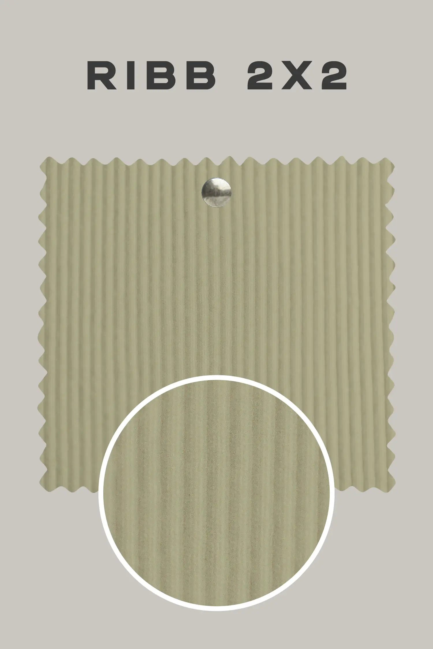 Tela Ribb 2x2: Hamburgo - 50/50% Polyalgodón - FashionTex